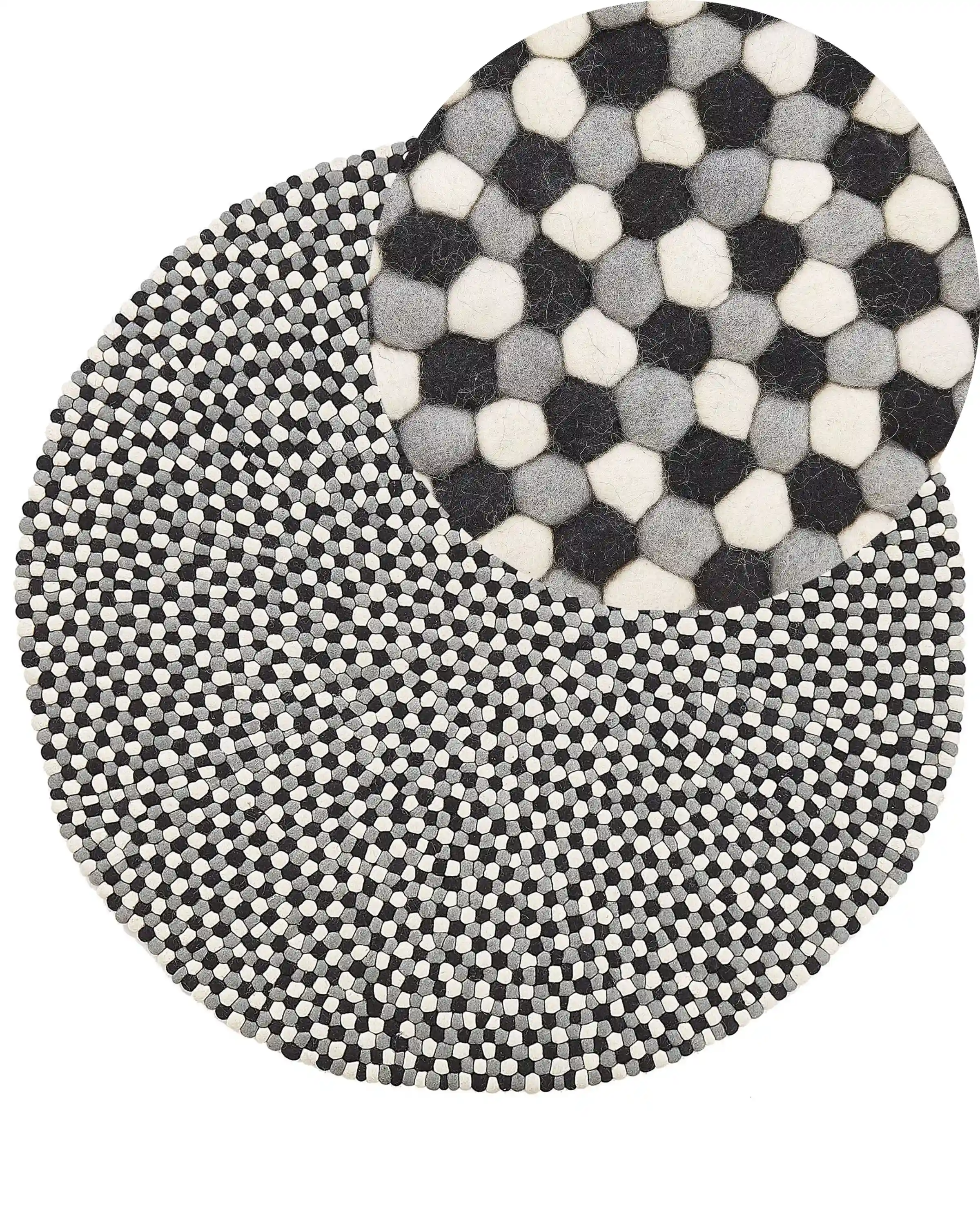 Alfombra PENEK Multicolor ø 140 cm Lana