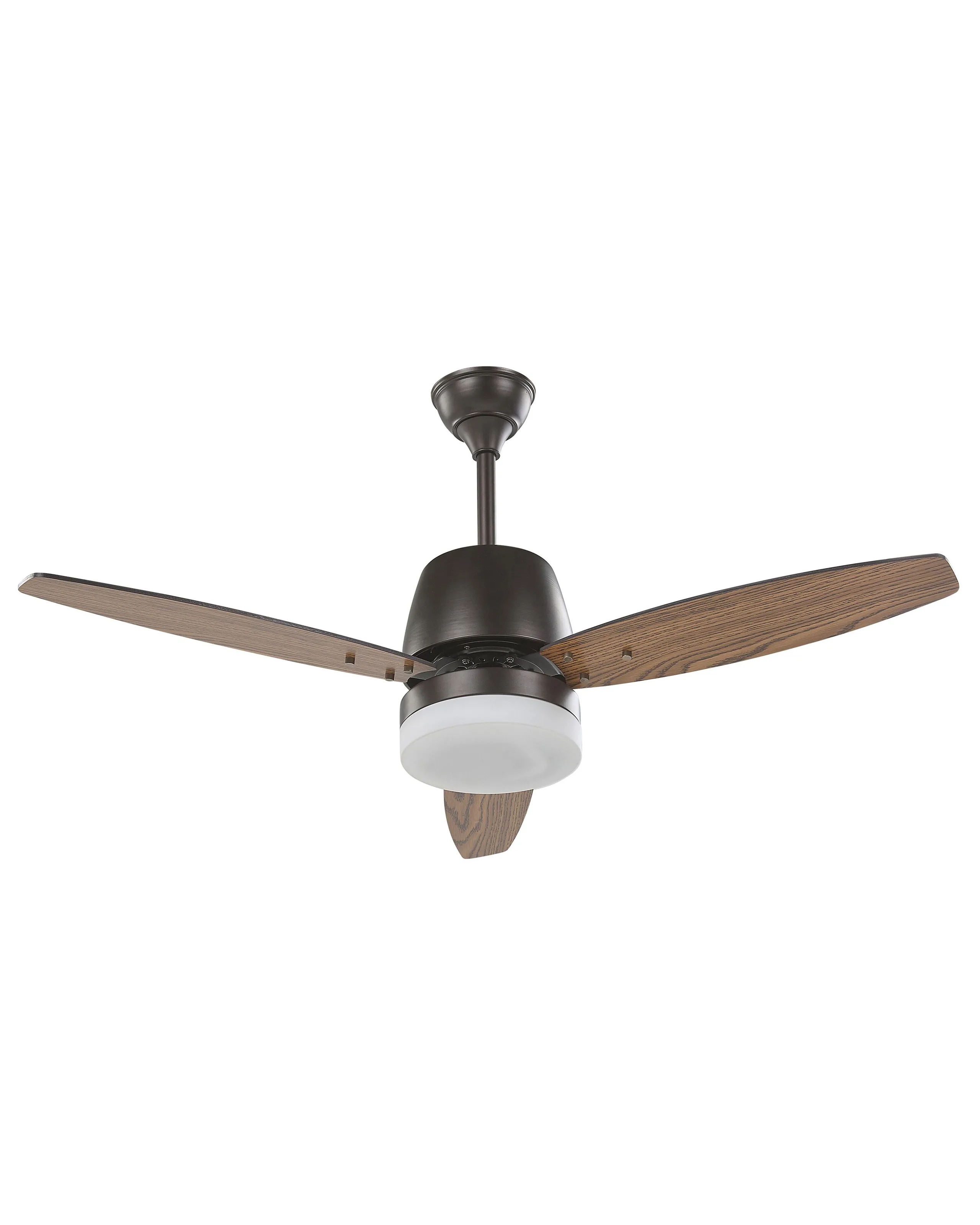 Ceiling Fan with Light MLAVA with Remote LED Brown