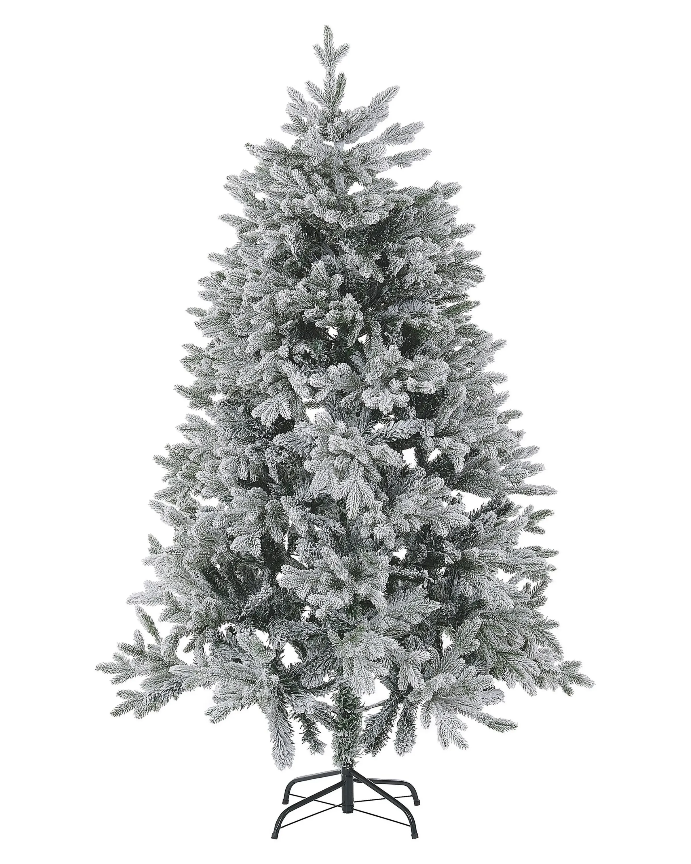 Árbol de Navidad nevado FORAKER 180 cm Blanco