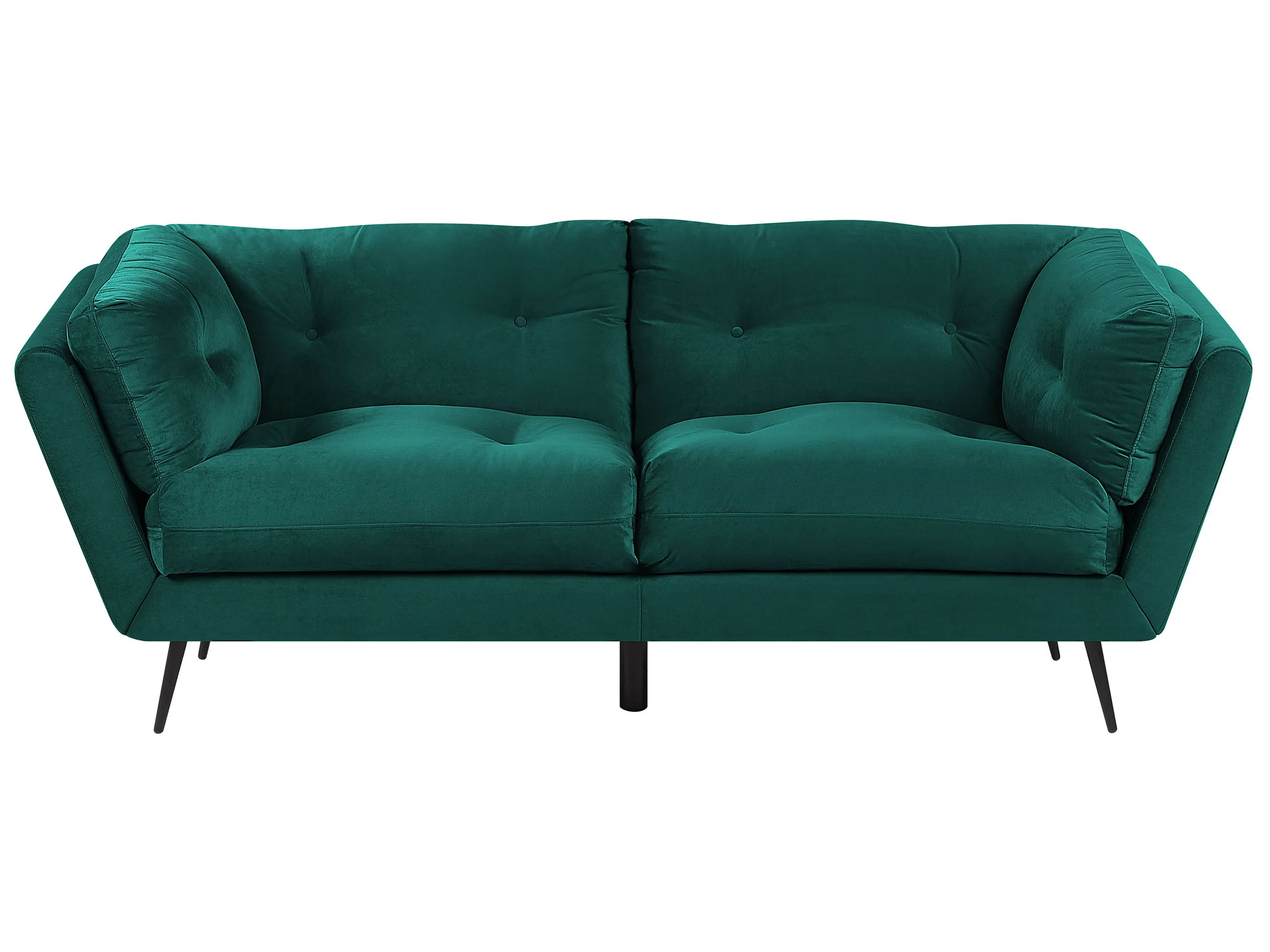 Sofa 3 Seater LENVIK Velvet Emerald Green