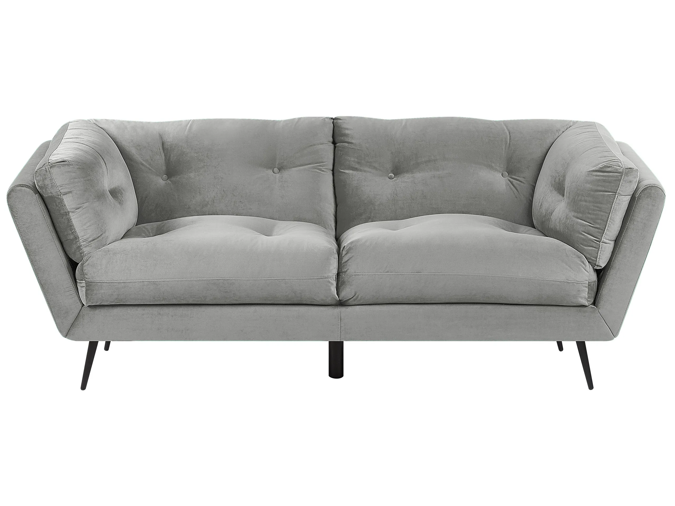 Sofa 3 Seater LENVIK Velvet Grey
