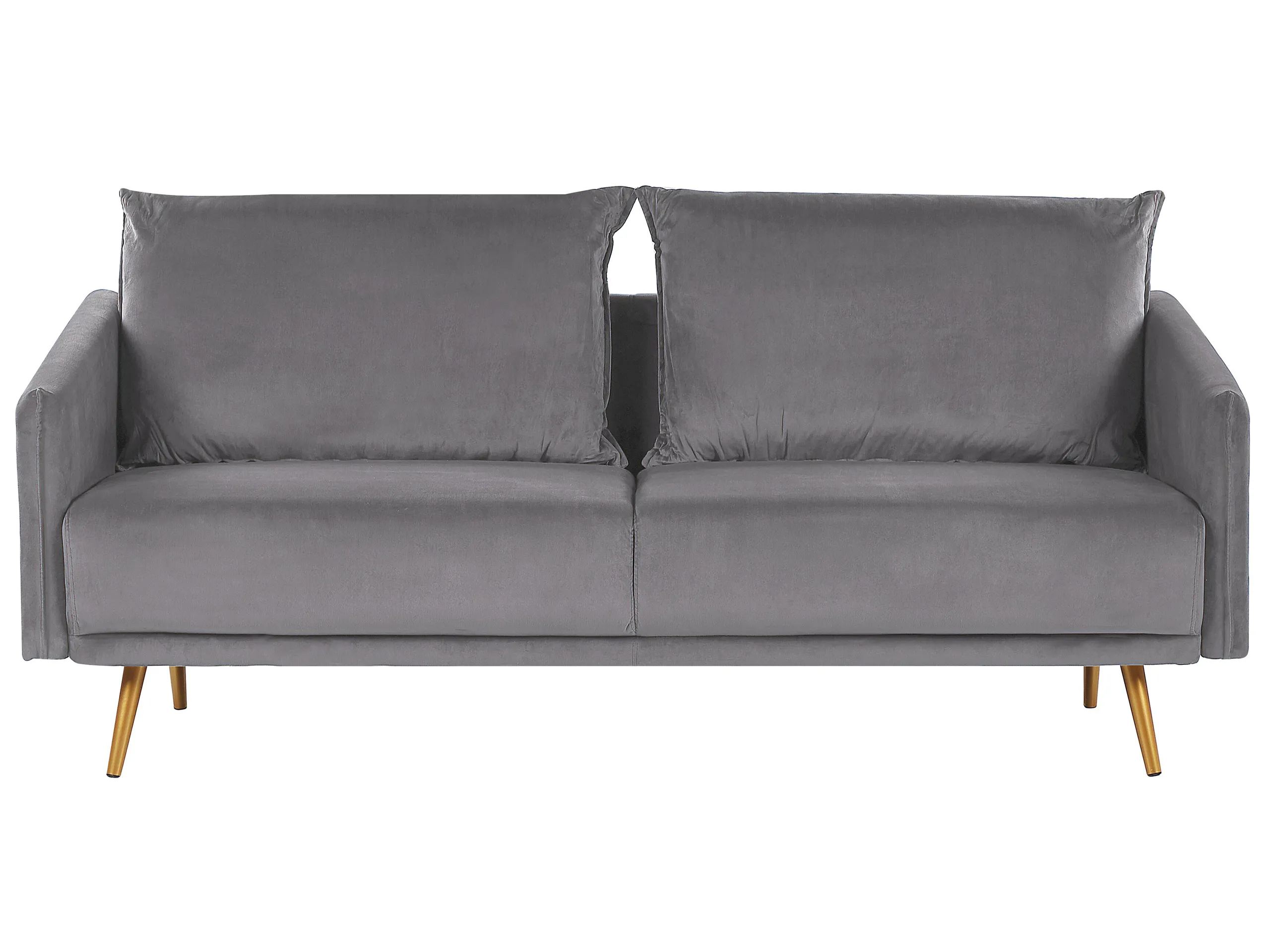 Sofa 3 Seater MAURA Velvet Grey