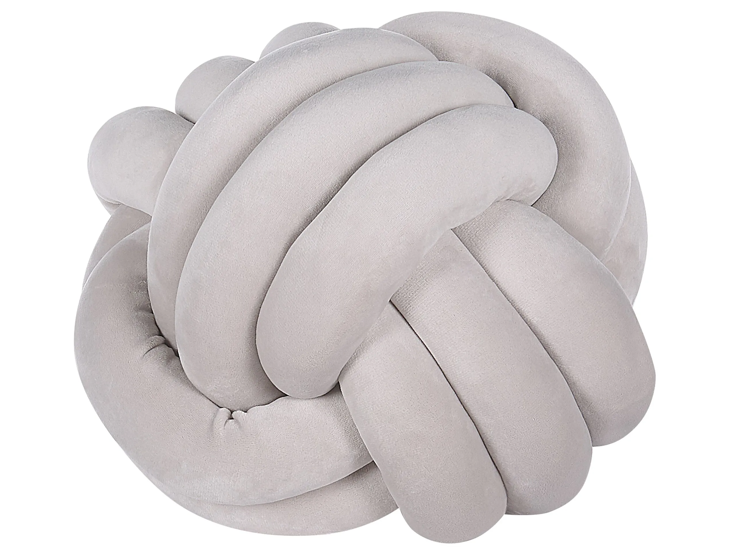 Cojín decorativo MALNI Terciopelo 30 x 30 cm Gris claro Liso