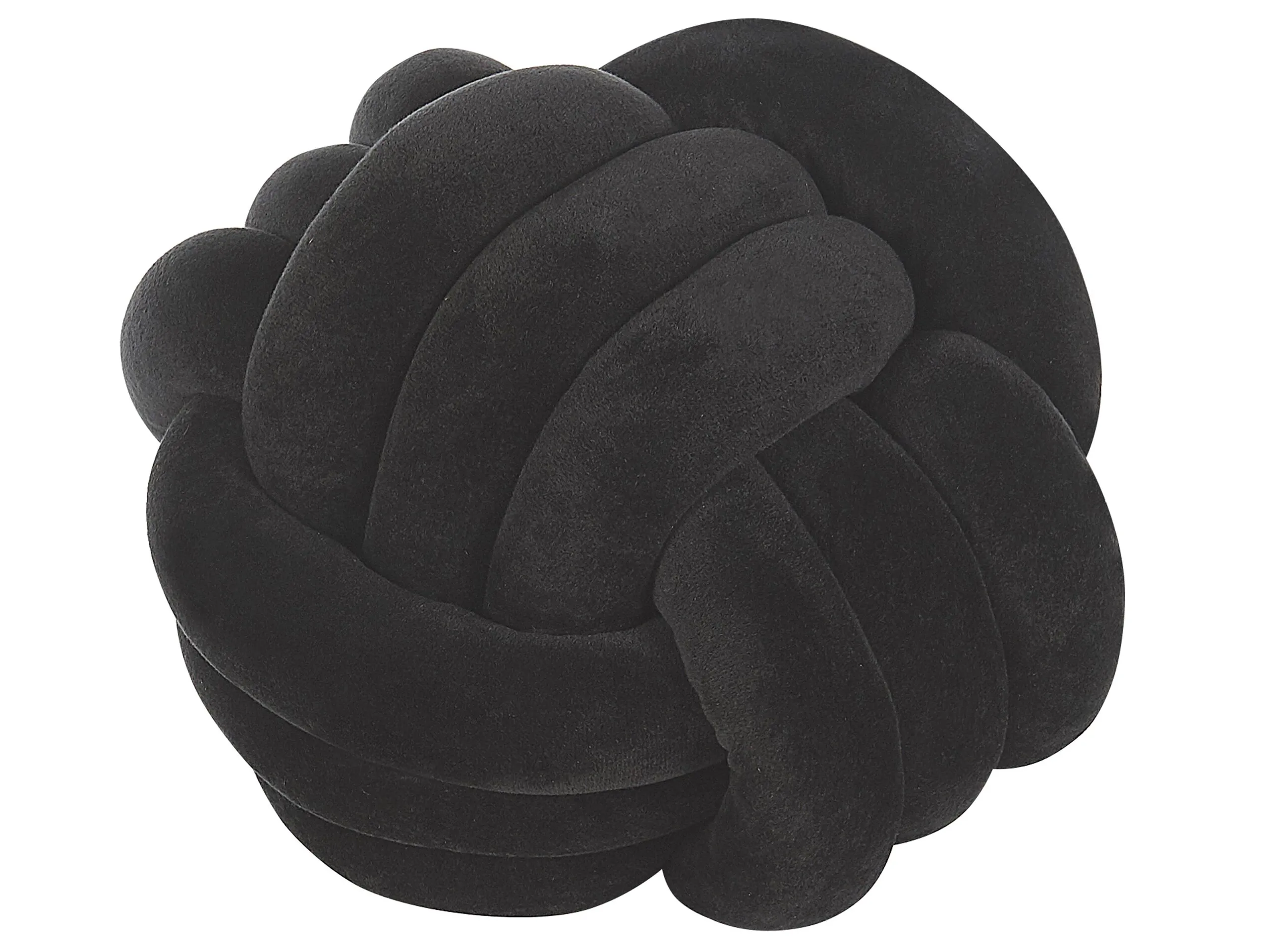 Cojín decorativo MALNI Terciopelo 30 x 30 cm Negro Liso