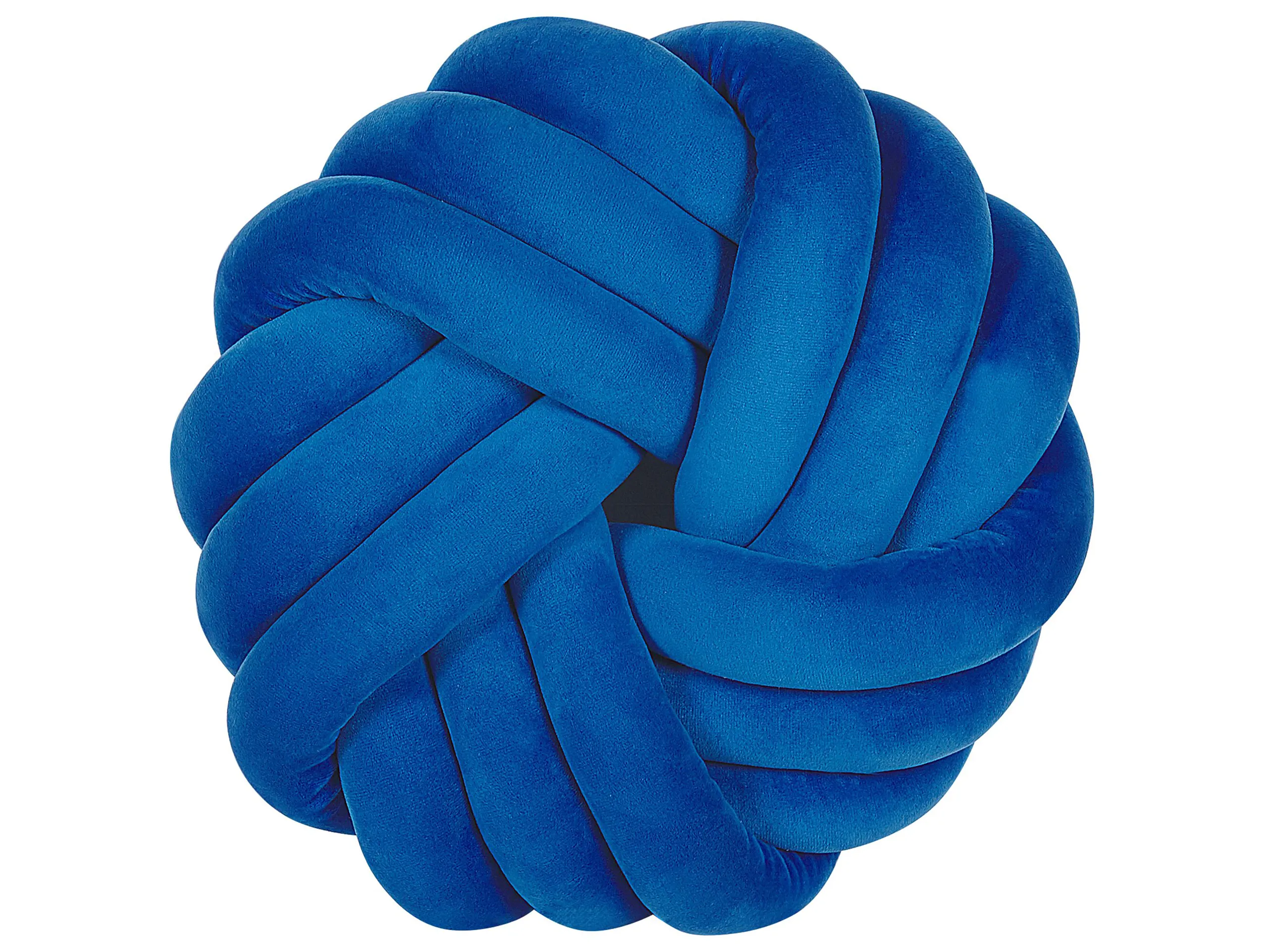 Cojín decorativo AKOLA Terciopelo 30 x 30 cm Azul Liso
