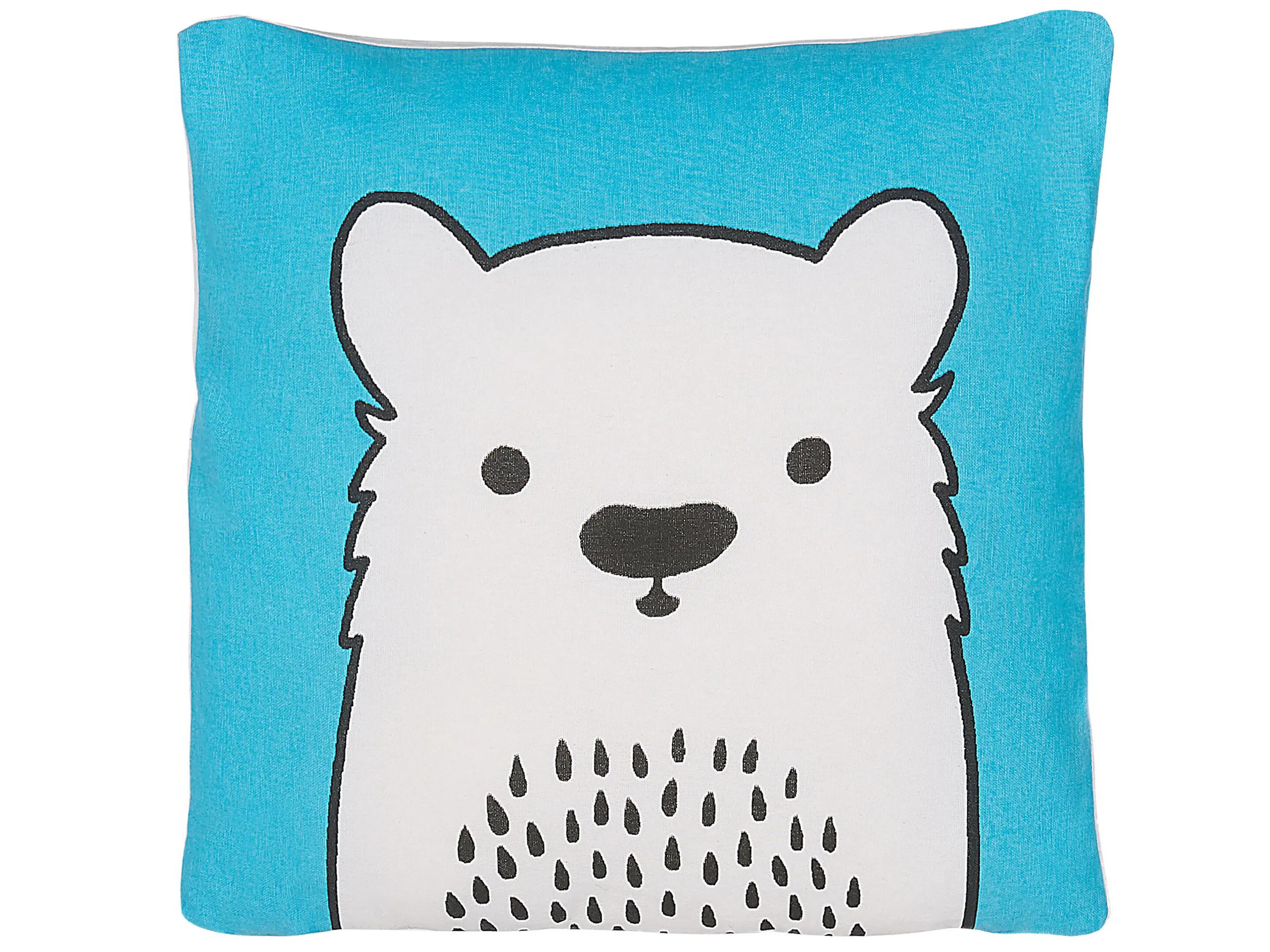 Cojín decorativo WARANASI Algodón 45 x 45 cm Azul