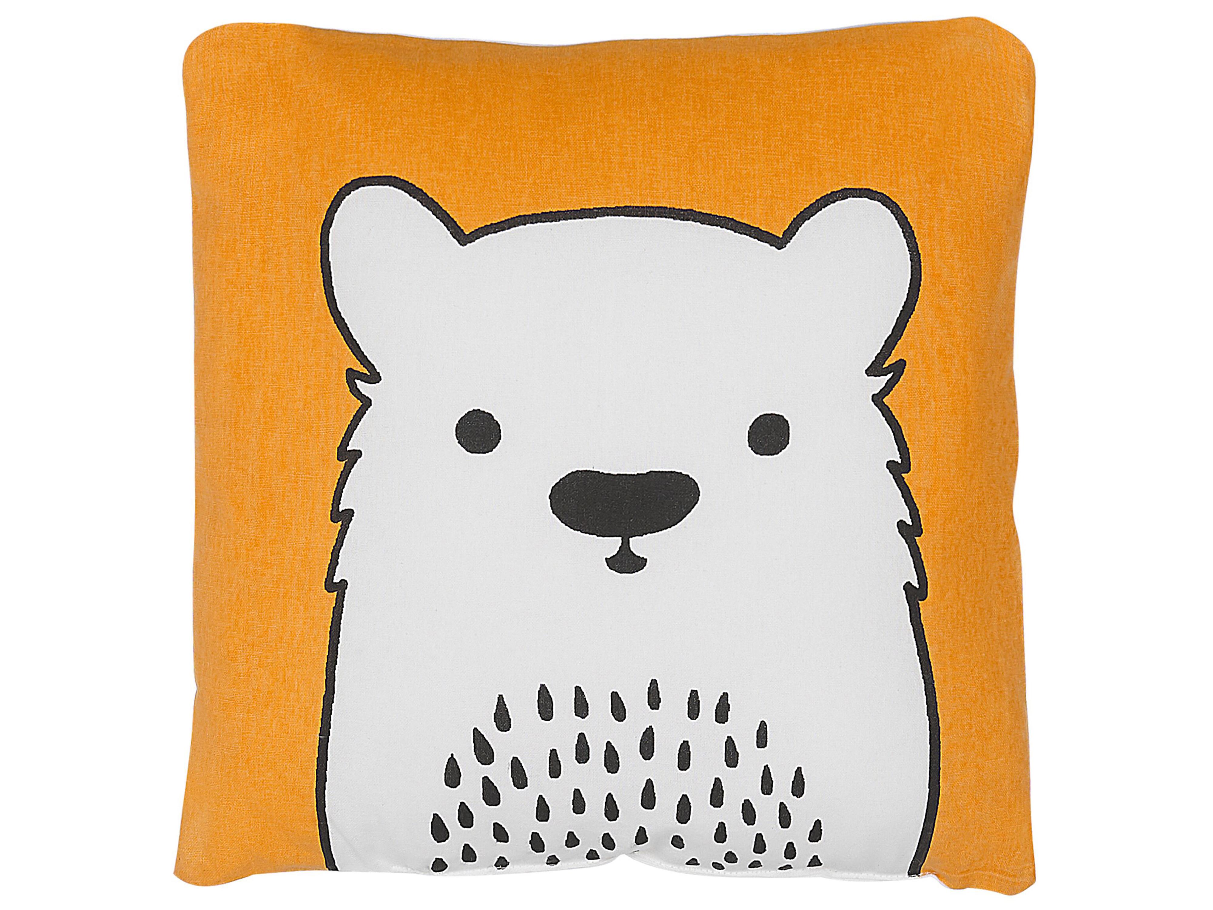 Cojín decorativo WARANASI Algodón 45 x 45 cm Naranja