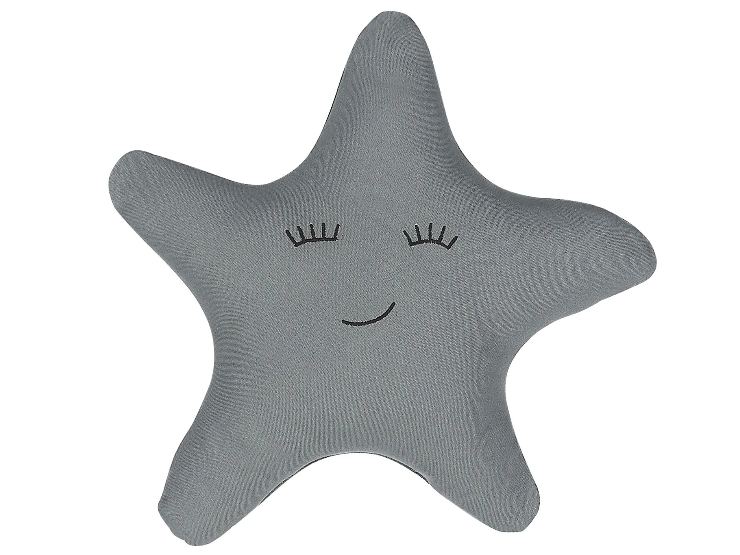 Cojín decorativo BHOPAL Algodón 40 x 40 cm Gris Estrella