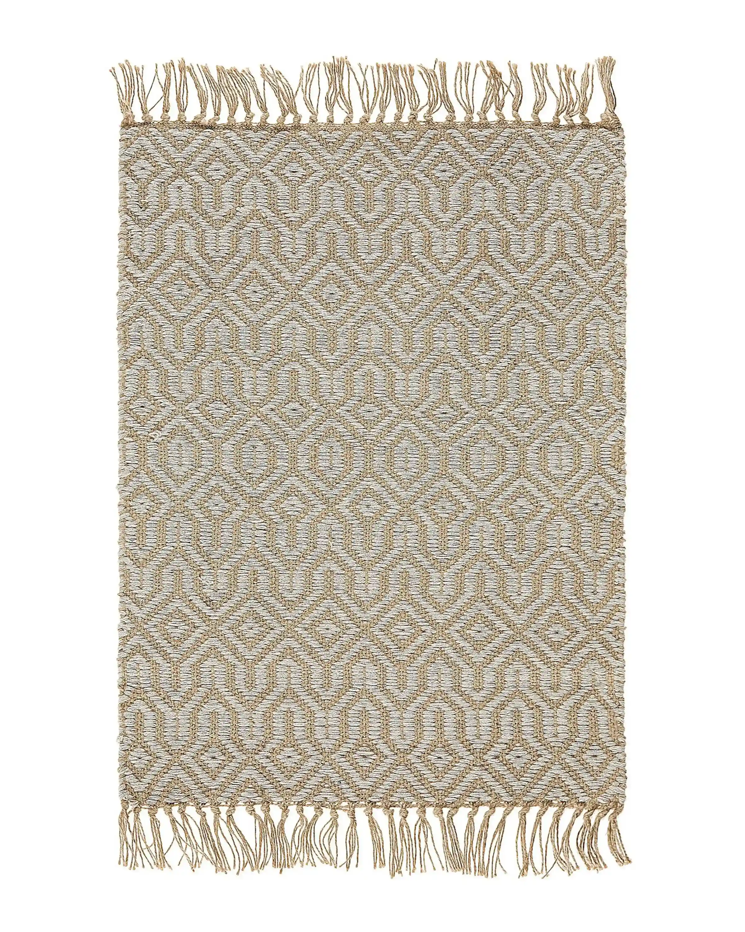 Alfombra POZANTI Beige 50 x 80 cm Yute