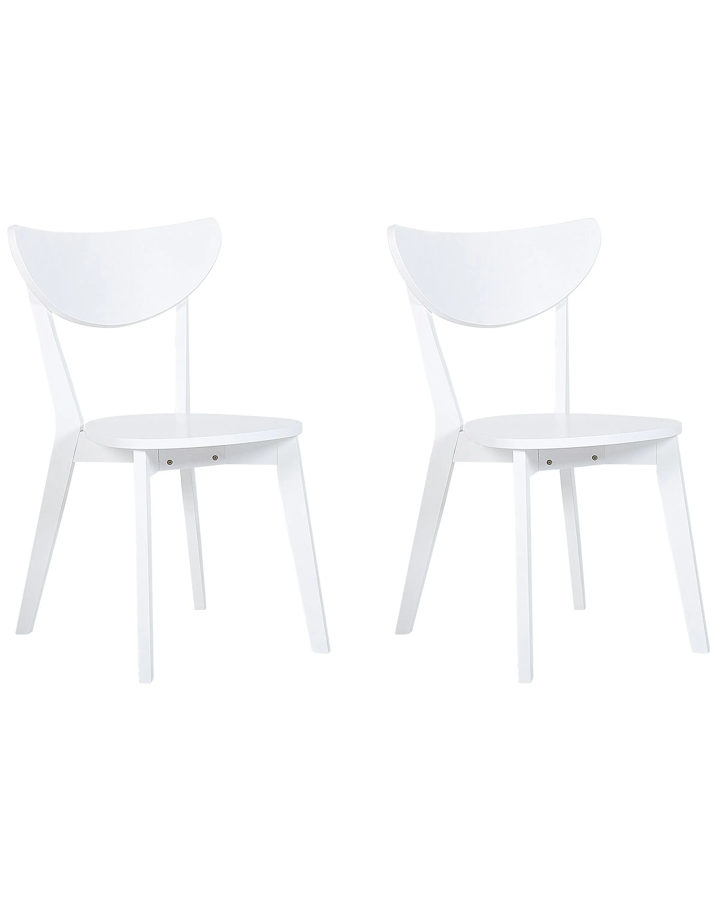 Conjunto de 2 sillas de comedor ROXBY Blanco