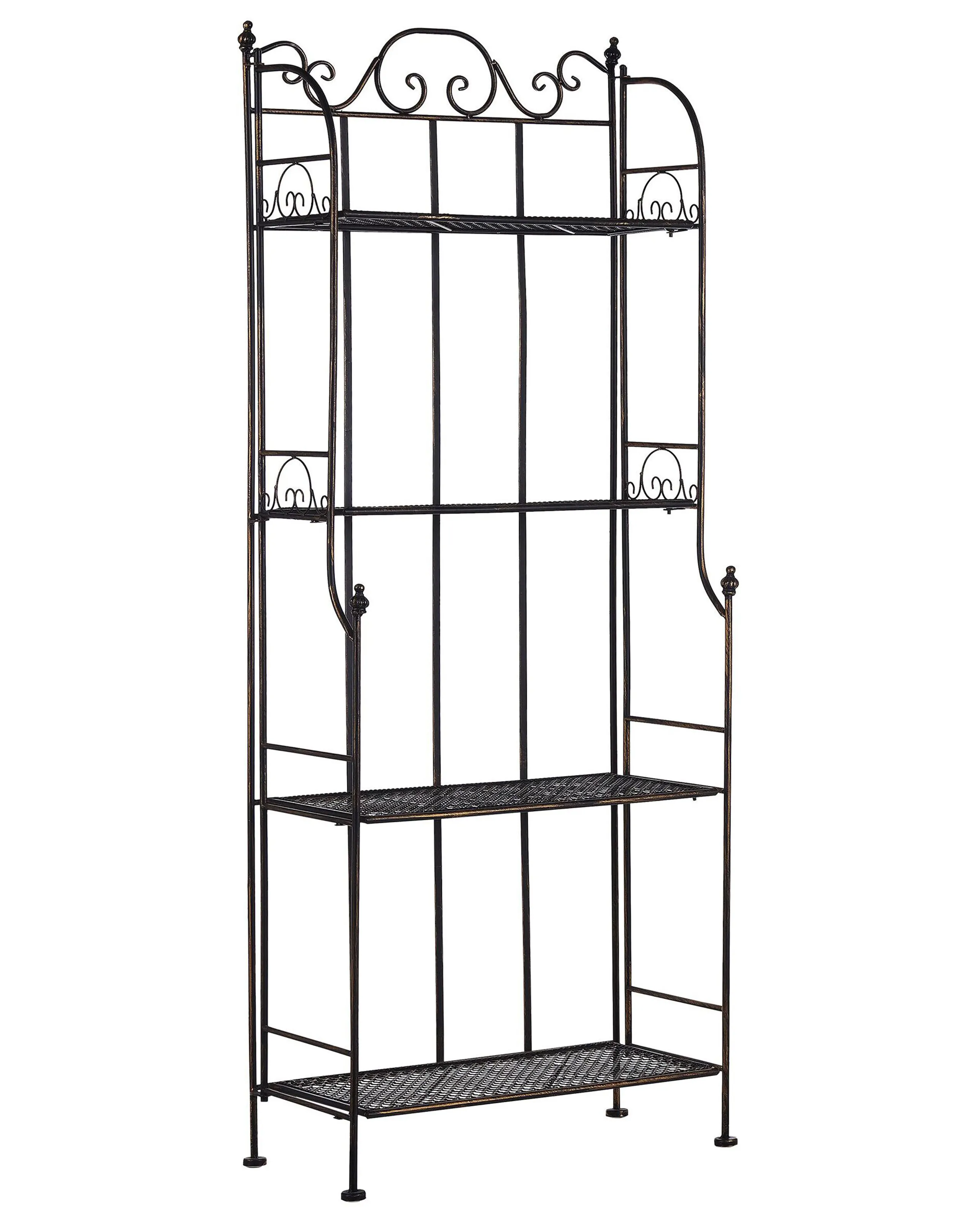 Shelving Unit ISERNIA Metal 155 cm 61 cm Black