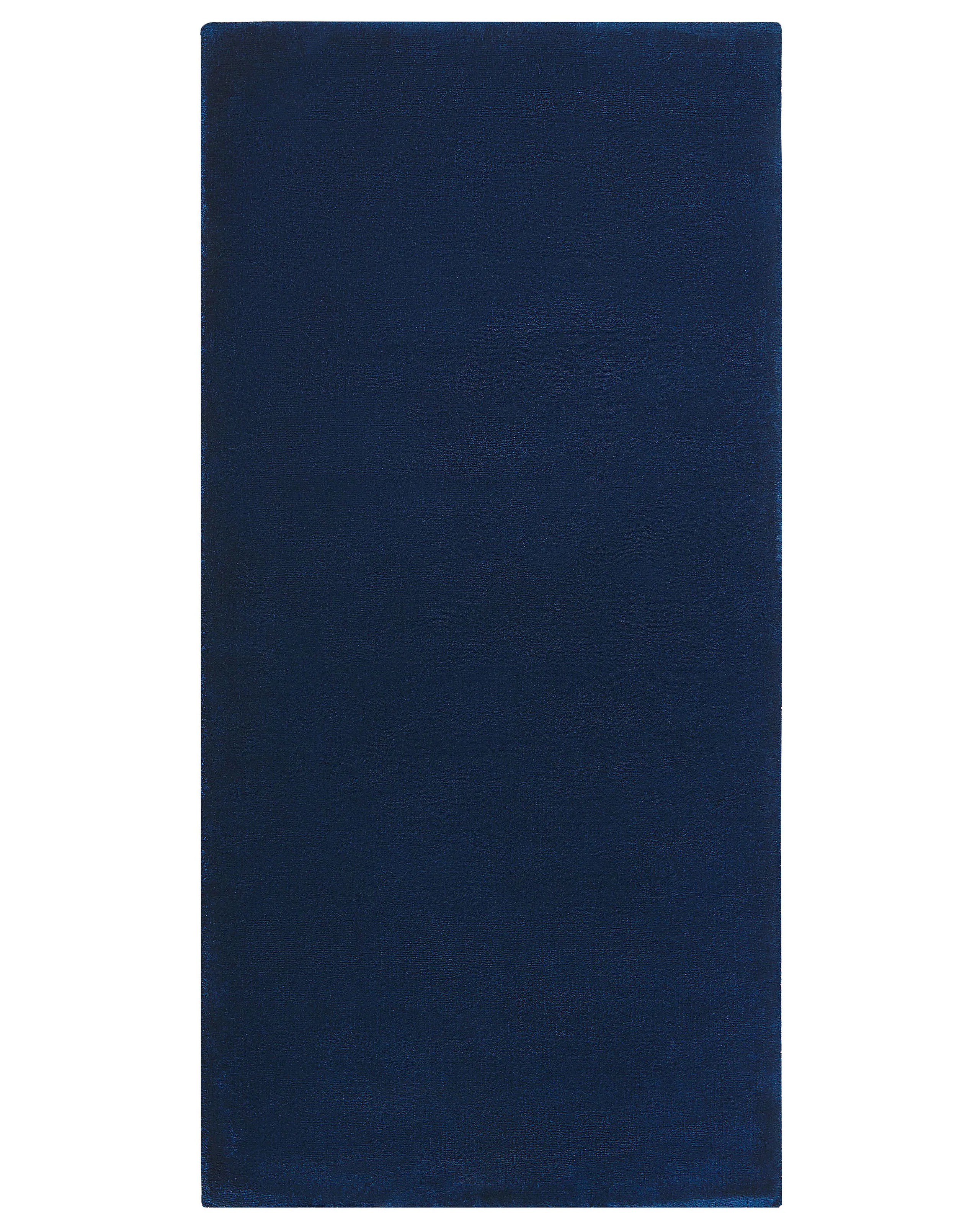 Alfombra GESI II Azul marino 80 x 150 cm Viscosa