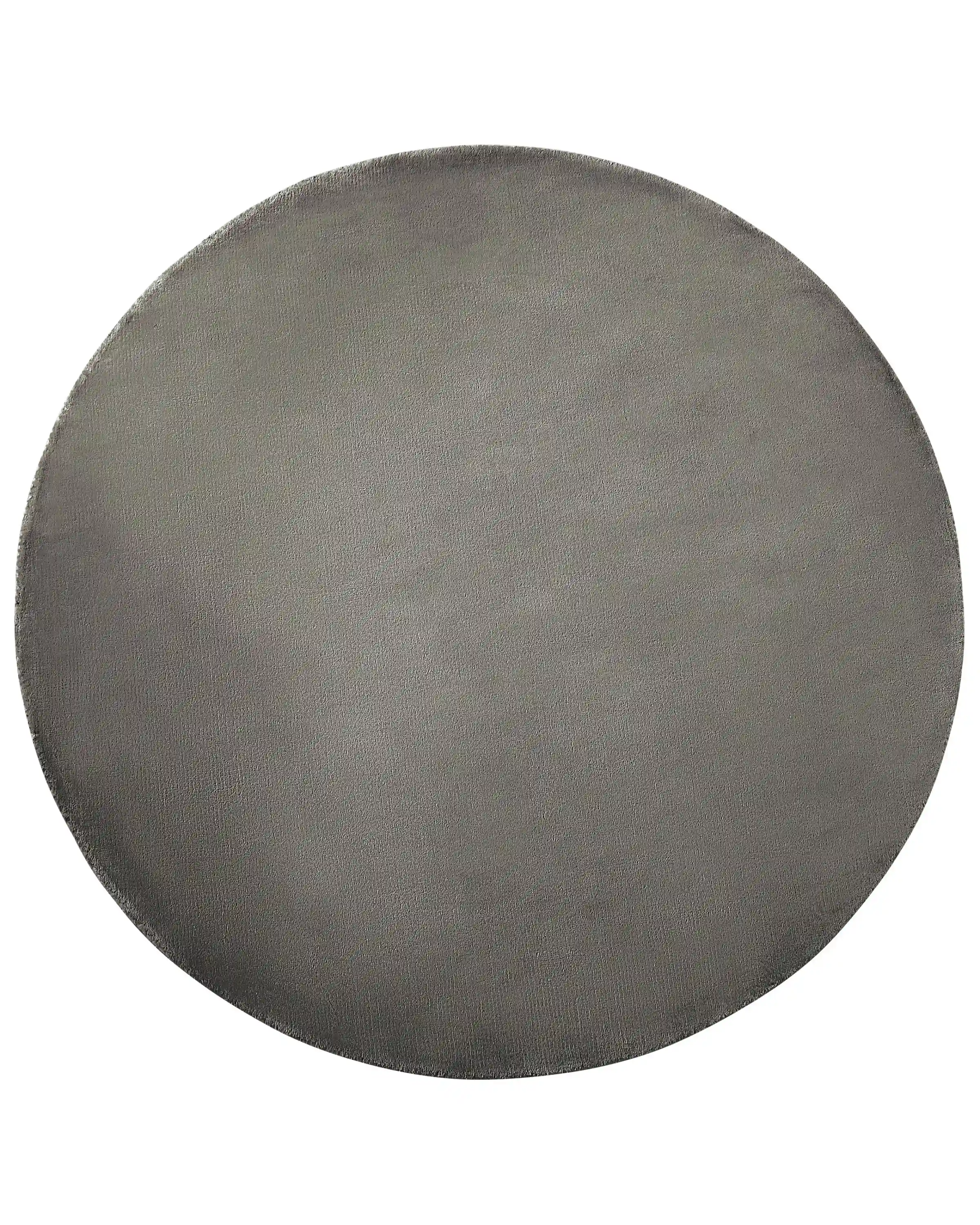 Alfombra GESI II Gris oscuro ø 140 cm Viscosa