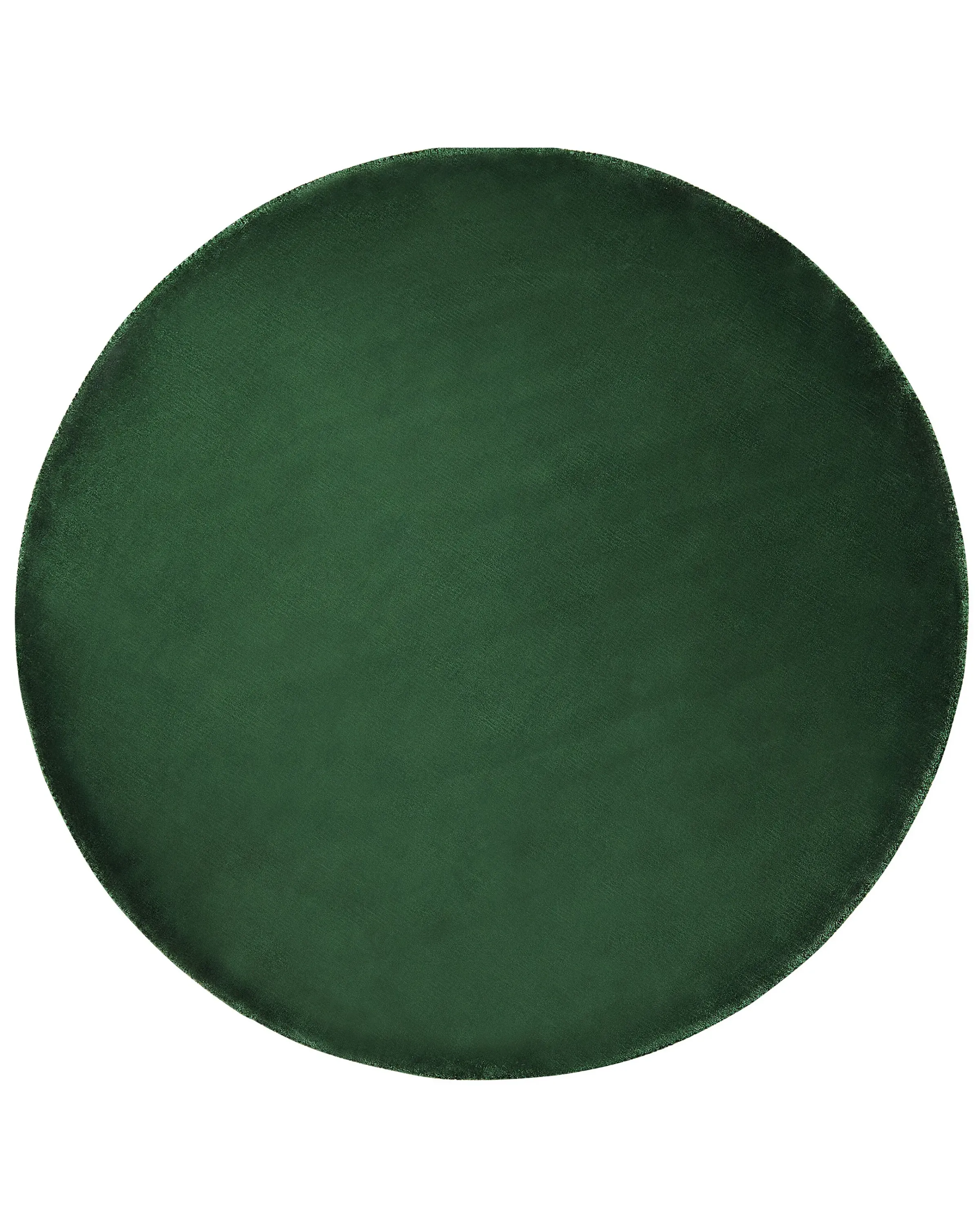 Alfombra GESI II Verde esmeralda ø 140 cm Viscosa