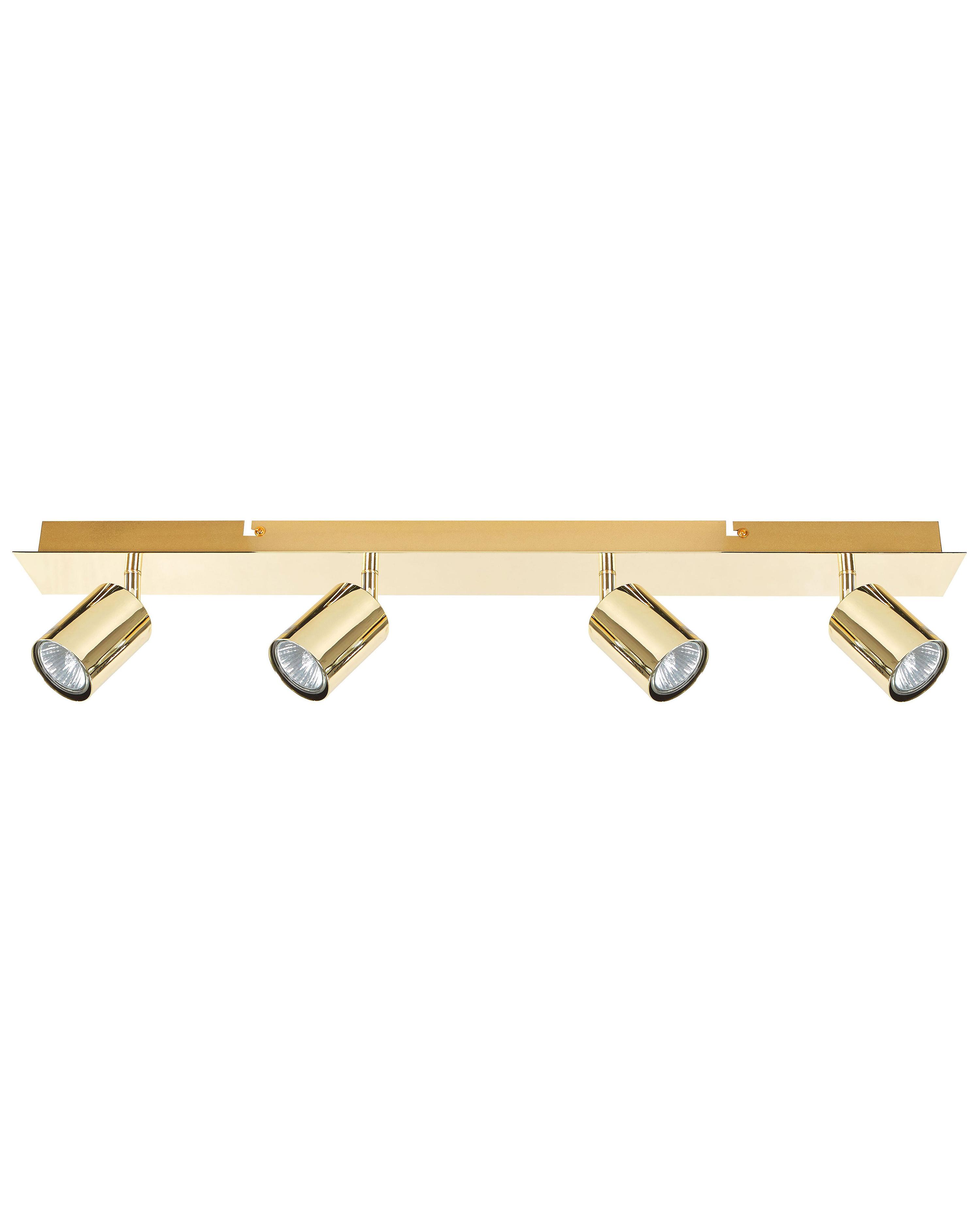 4 Light Spotlight TIGRIS Adjustable Metal Gold