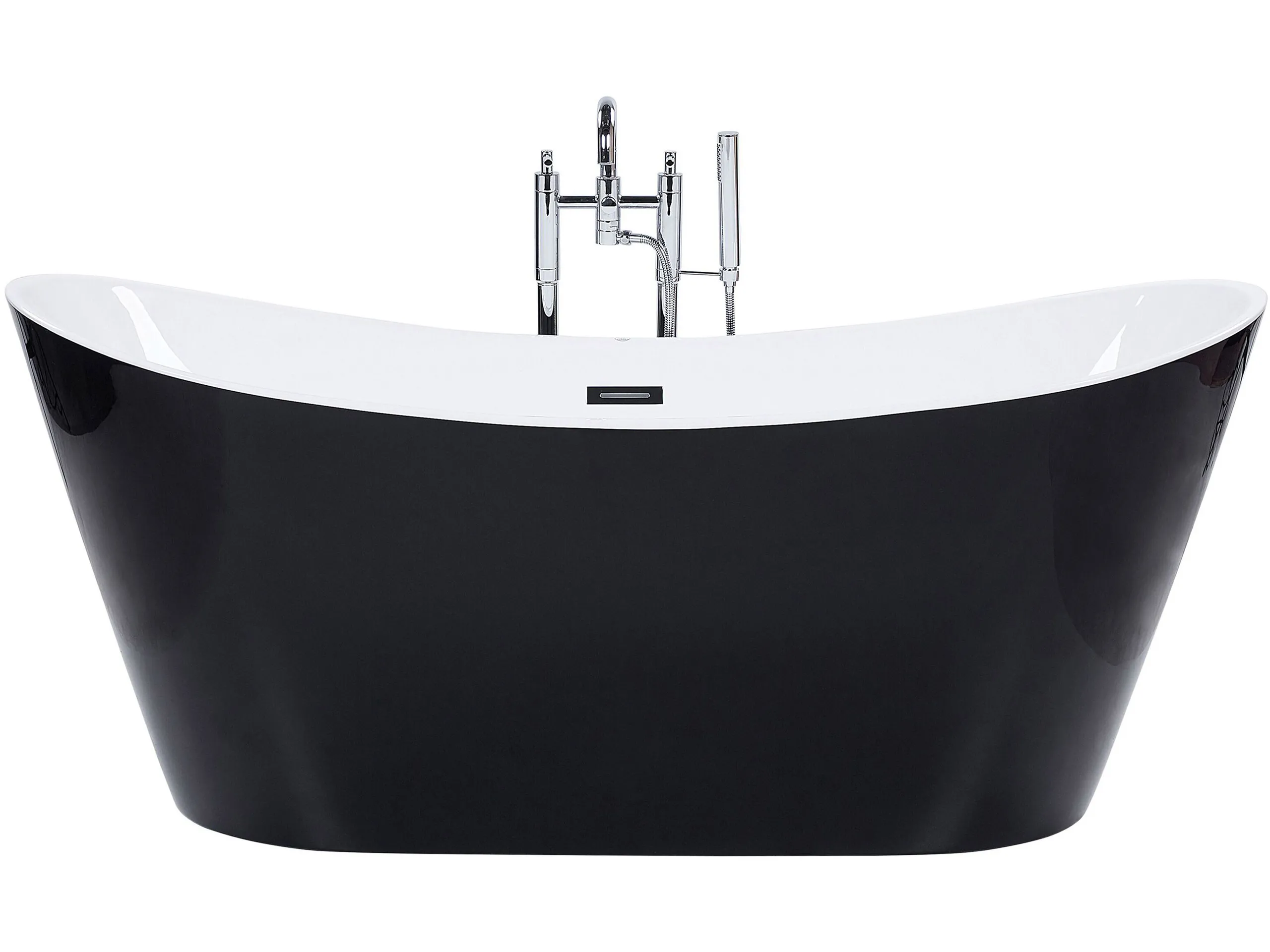 Bañera independiente ANTIGUA 150 x 75 cm Negro