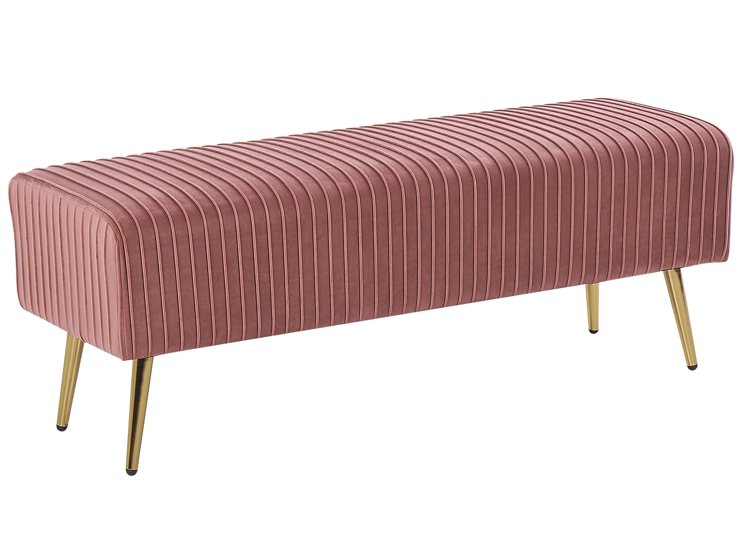 Banco PATERSON Terciopelo Rosa
