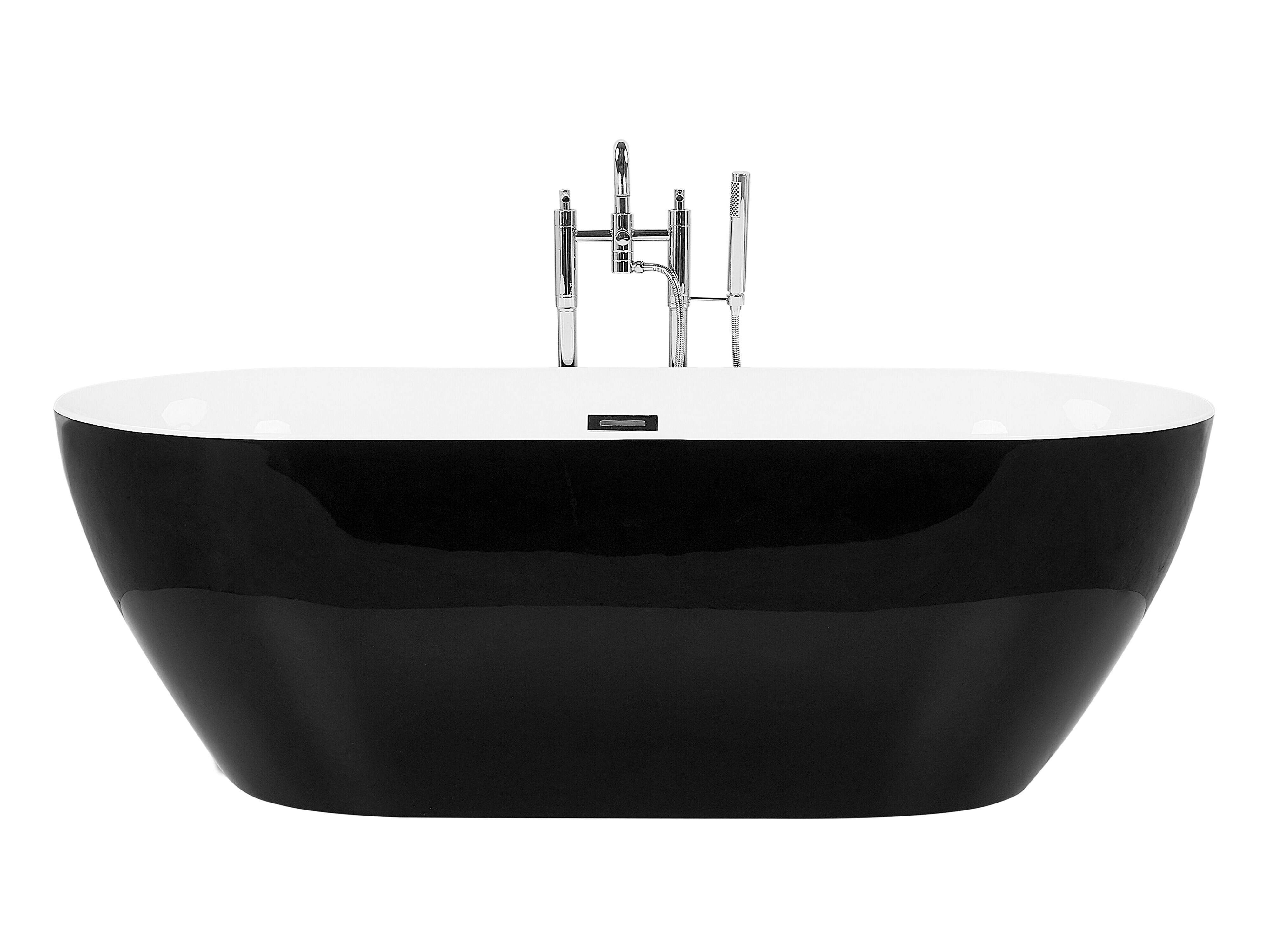 Bañera independiente CARRERA 150 x 75 cm Negro