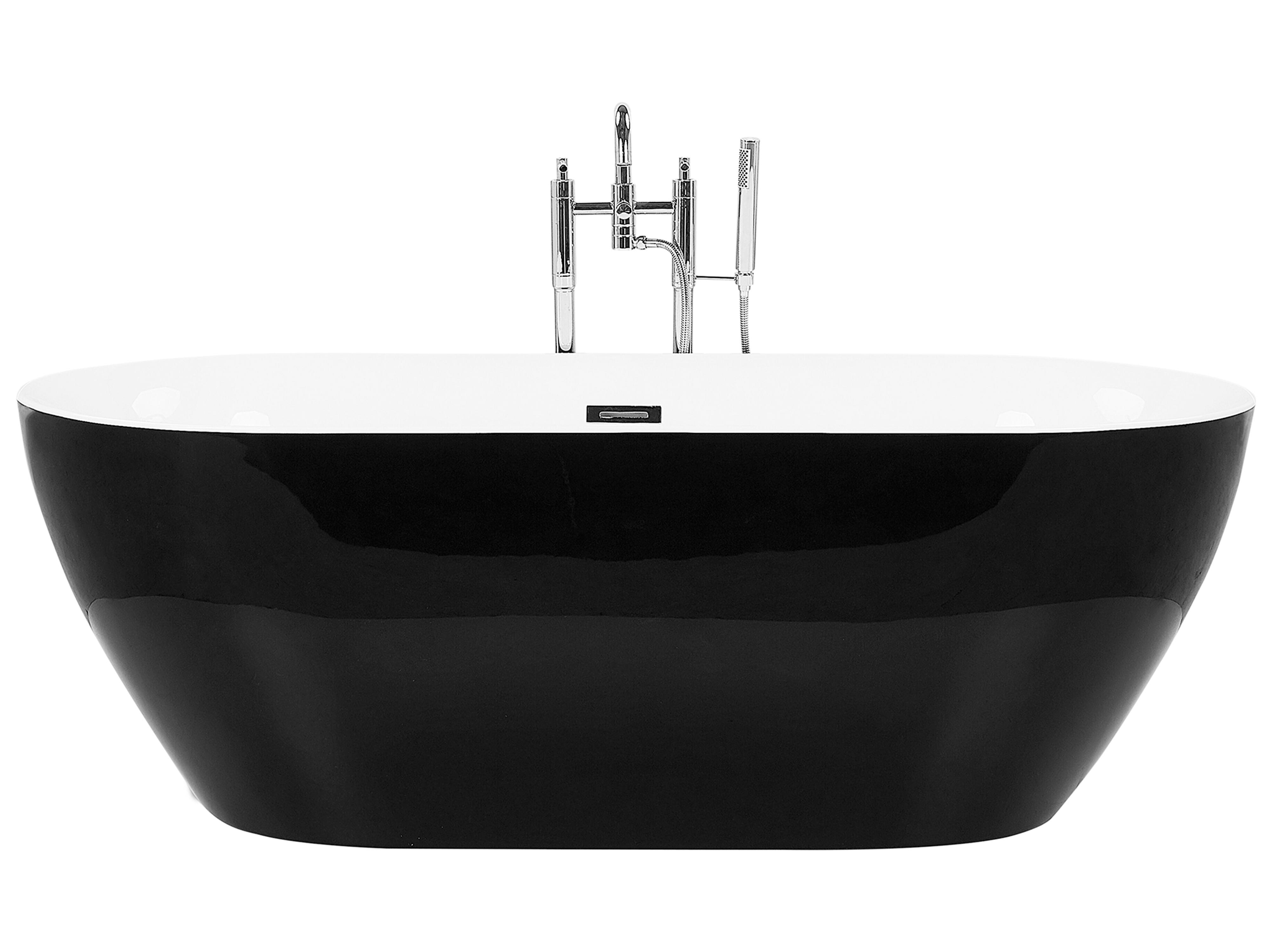 Bañera independiente CARRERA 160 x 75 cm Negro