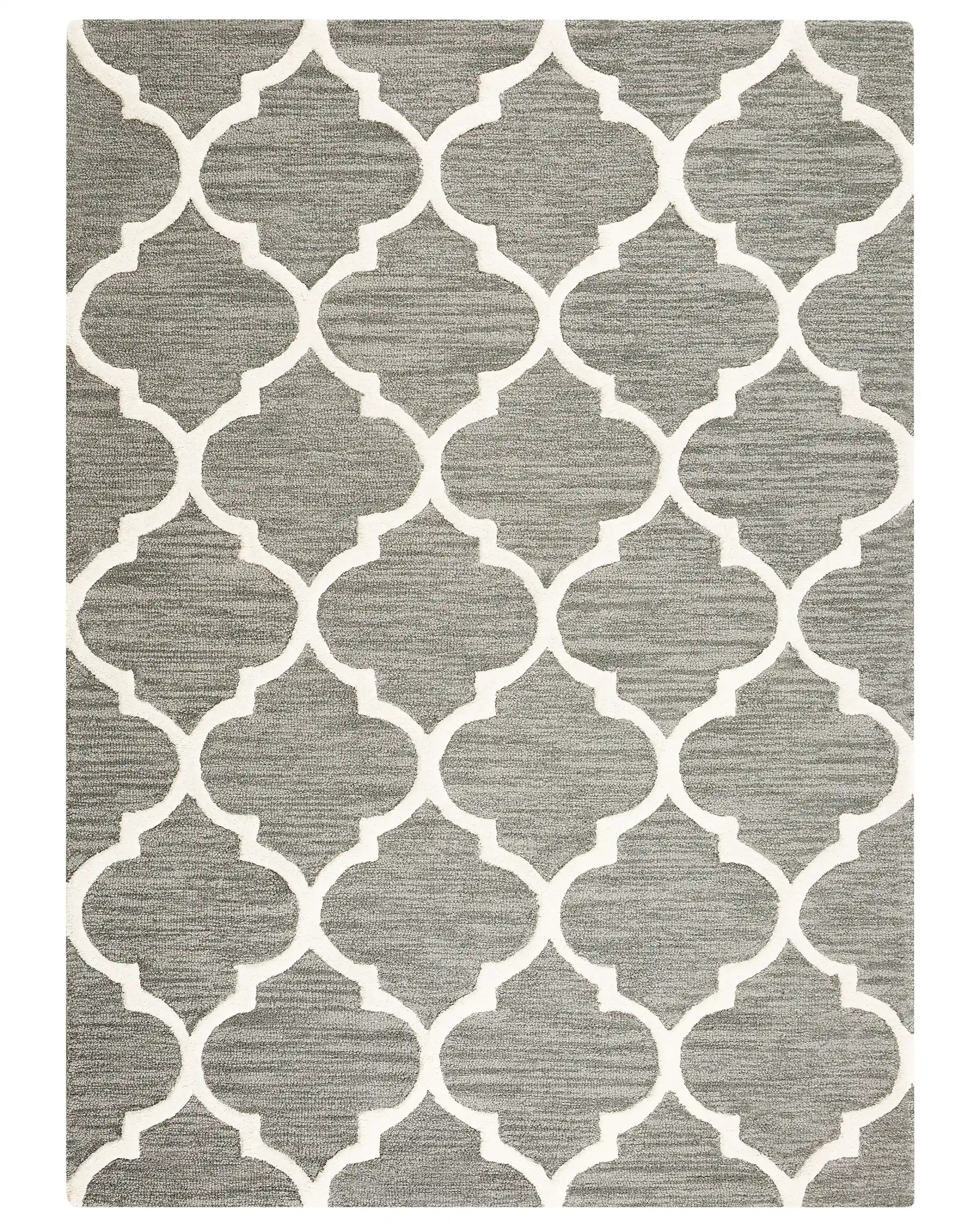 Alfombra YALOVA Gris 160 x 230 cm Lana