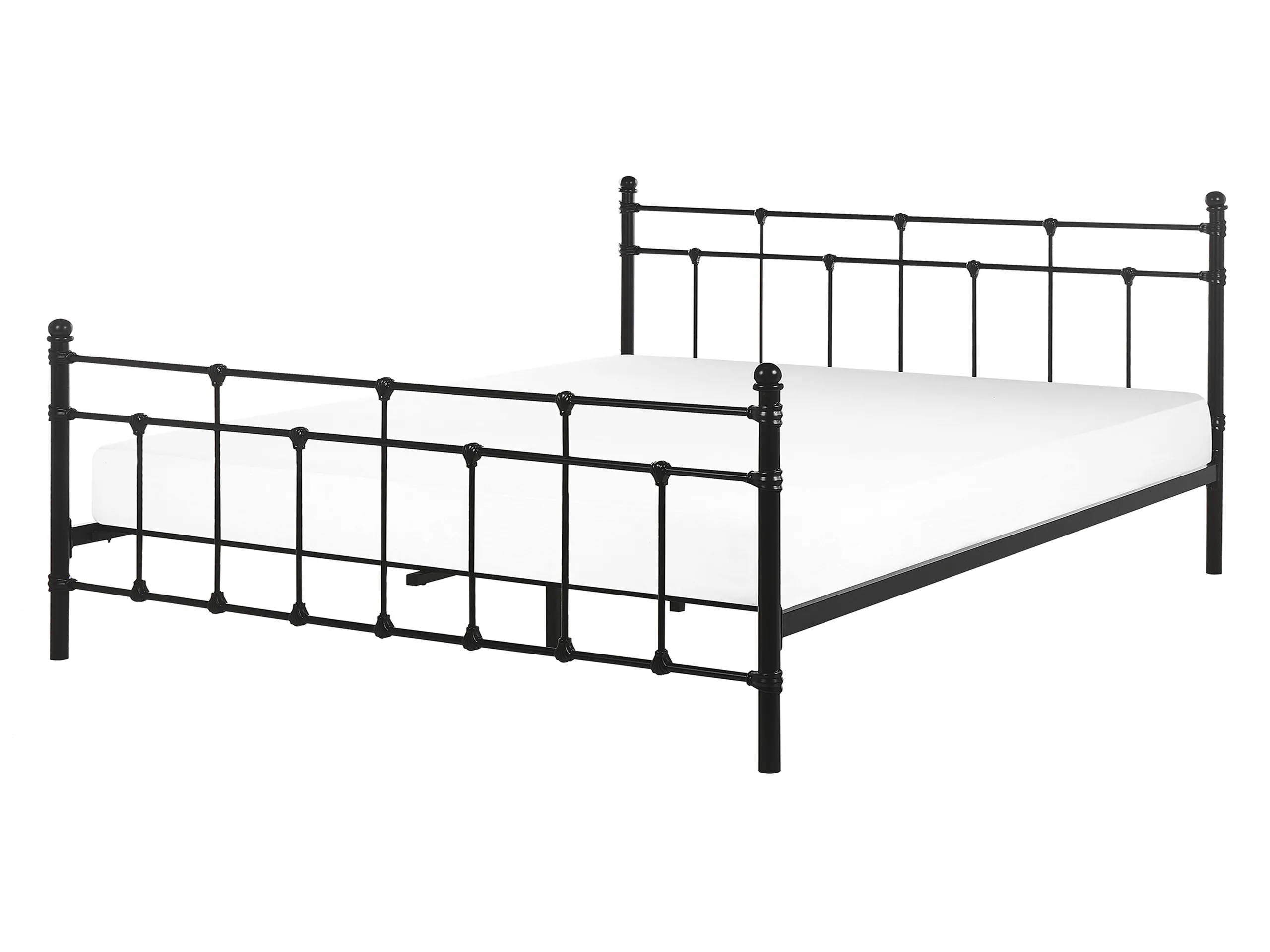 Cama Metal LYNX 140 x 200 cm Negro