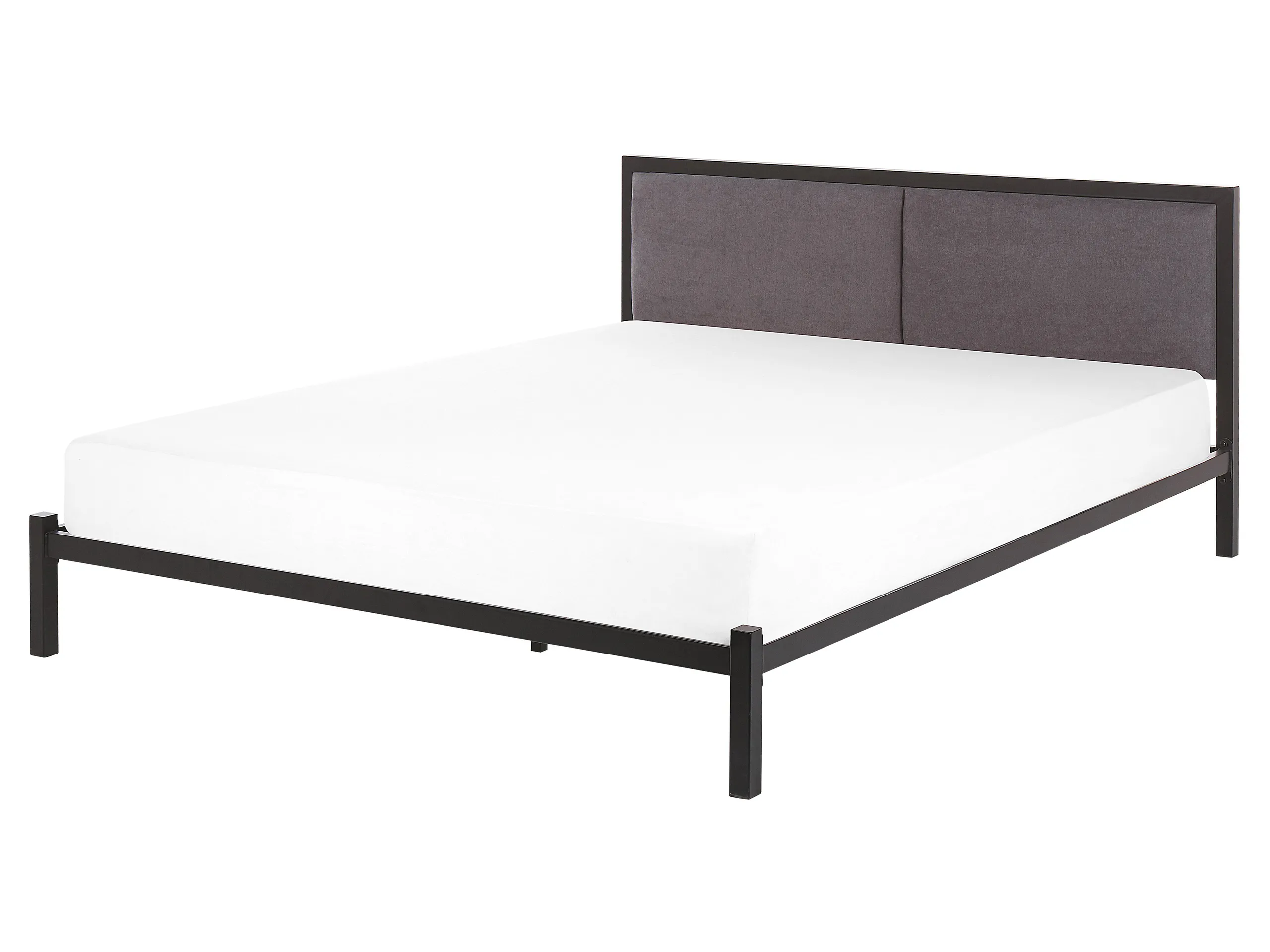 Cama Metal CLAMART 160 x 200 cm Gris