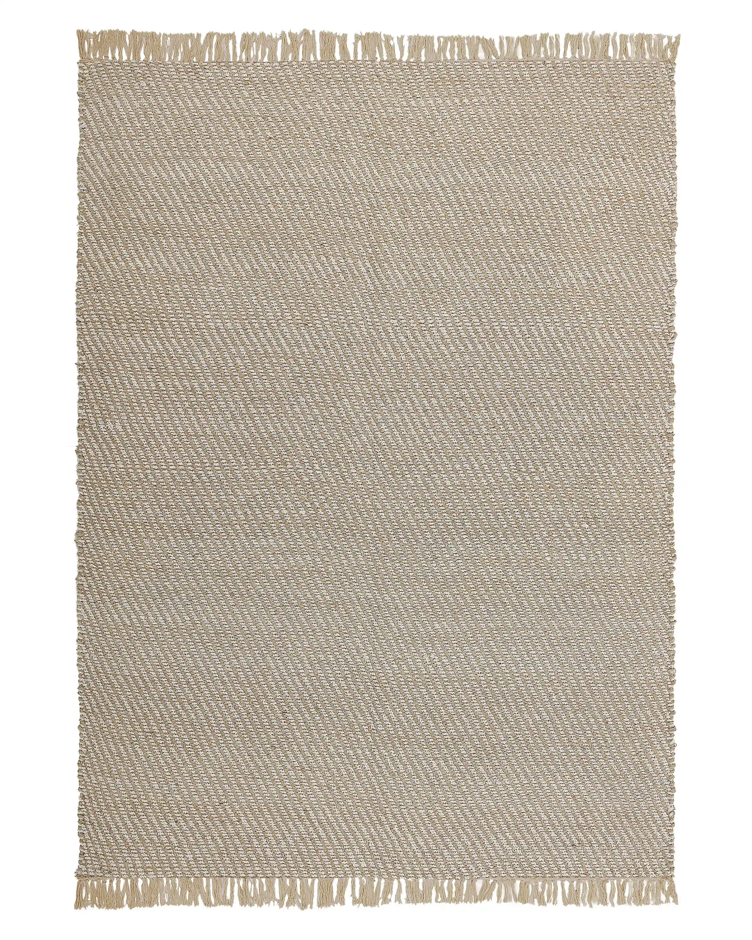 Alfombra ALADAG Beige 140 x 200 cm Yute