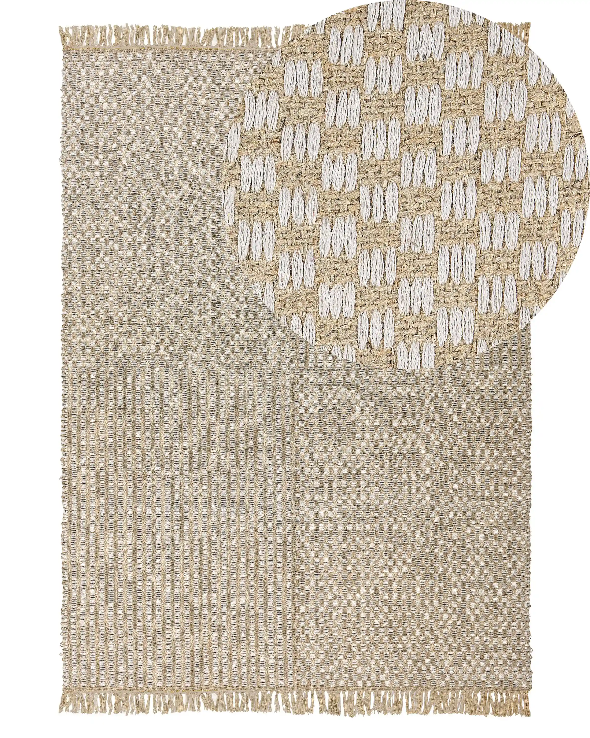 Alfombra ADABAG Beige 140 x 200 cm Yute