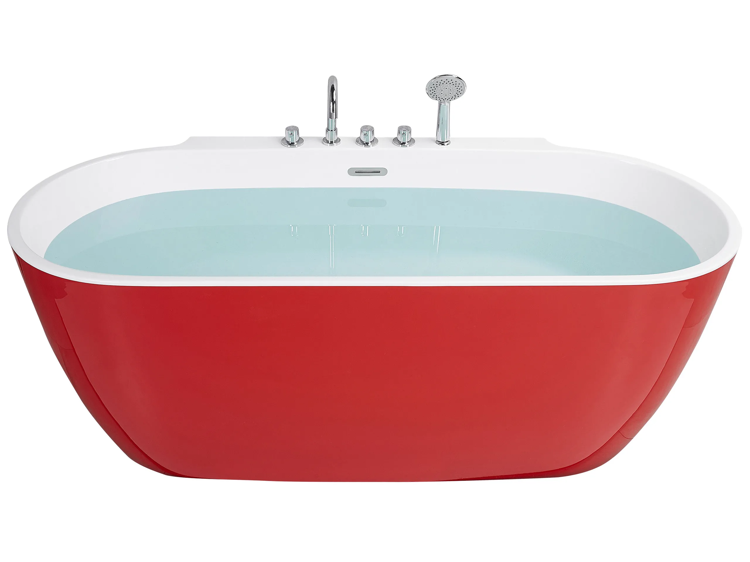Bañera independiente ROTSO 170 x 80 cm Rojo