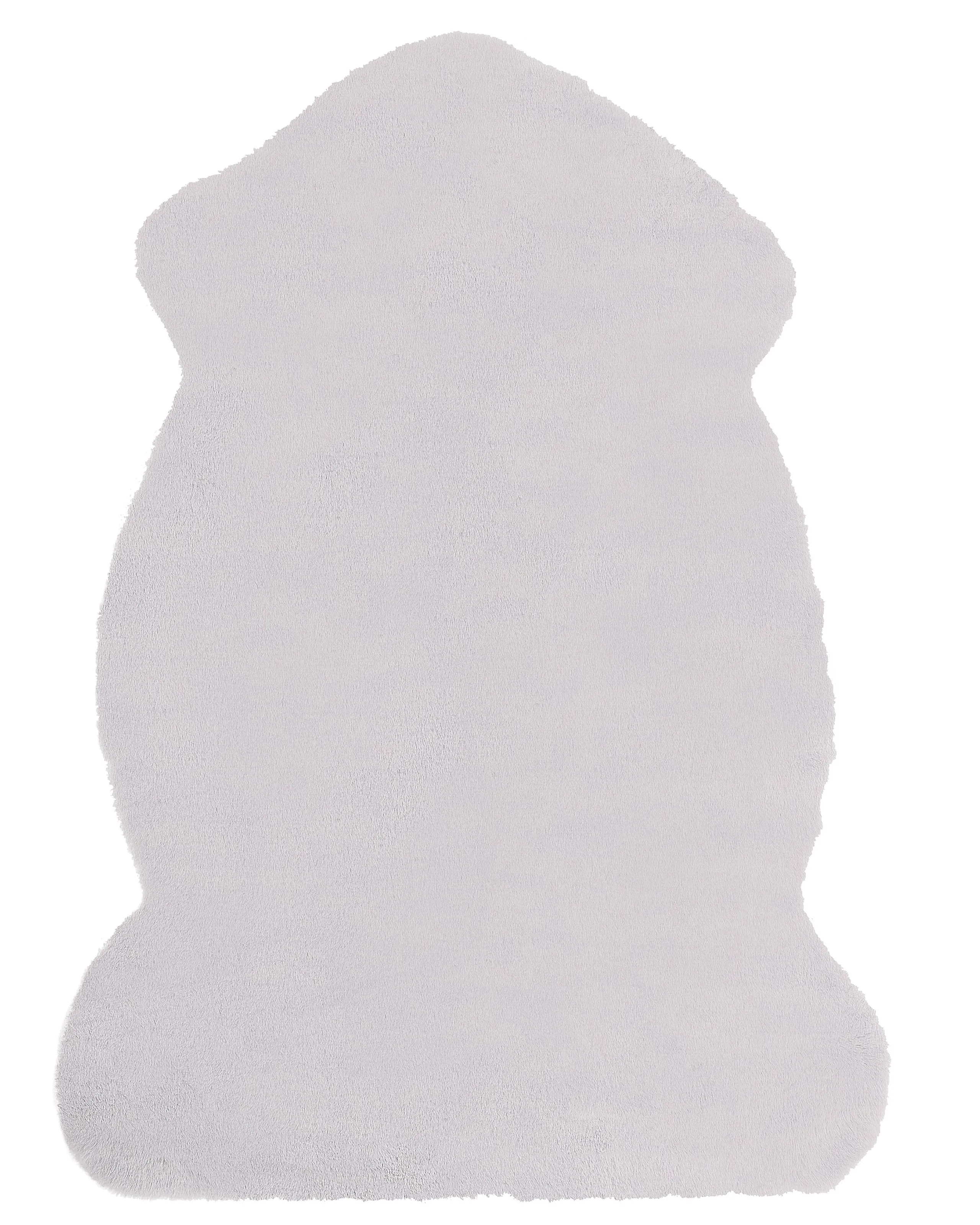 Alfombra de pelo sintético UNDARA Gris claro 60 x 90 cm