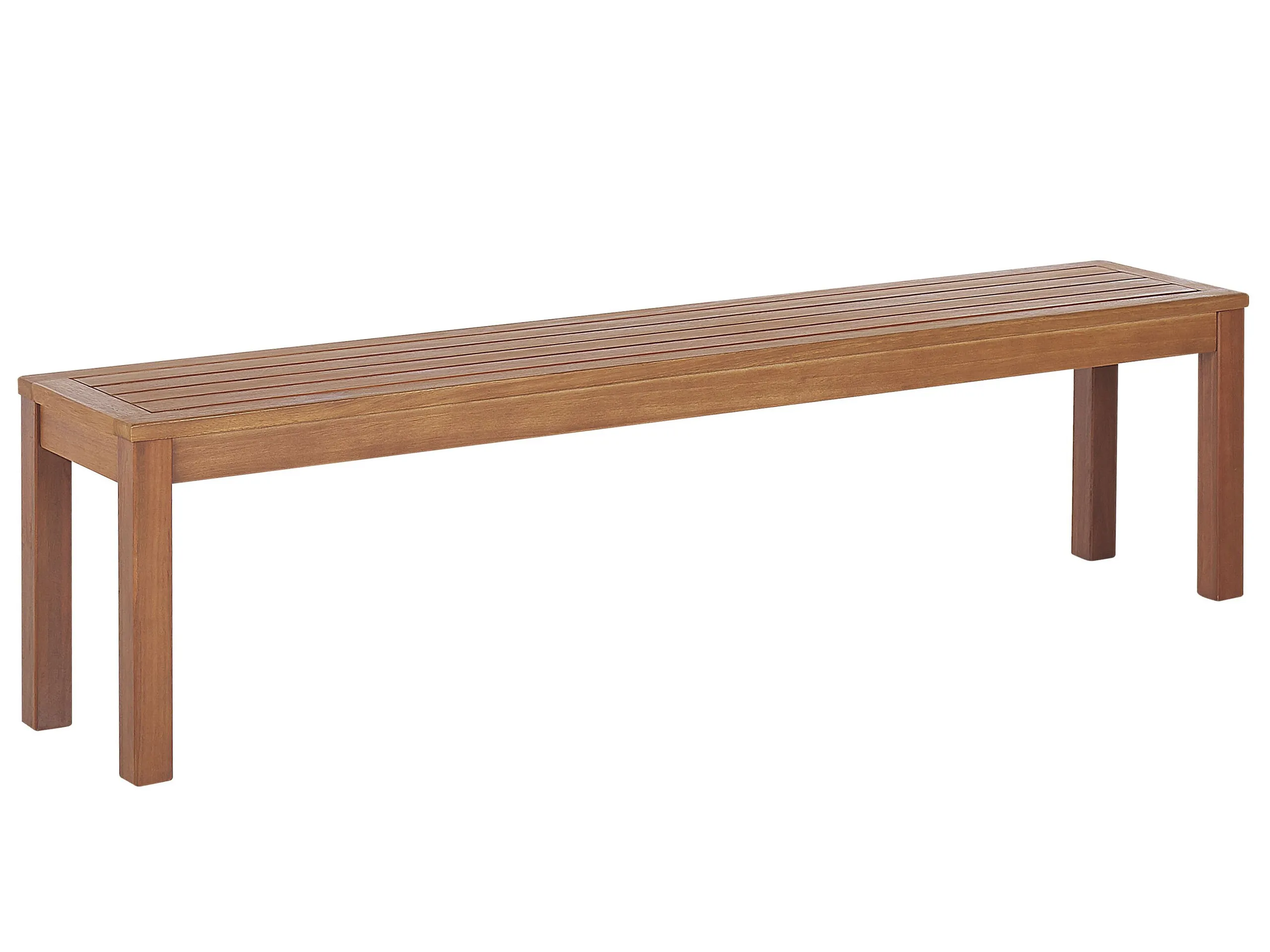 Banco de jardín MONSANO 170 cm Madera de eucalipto Marrón