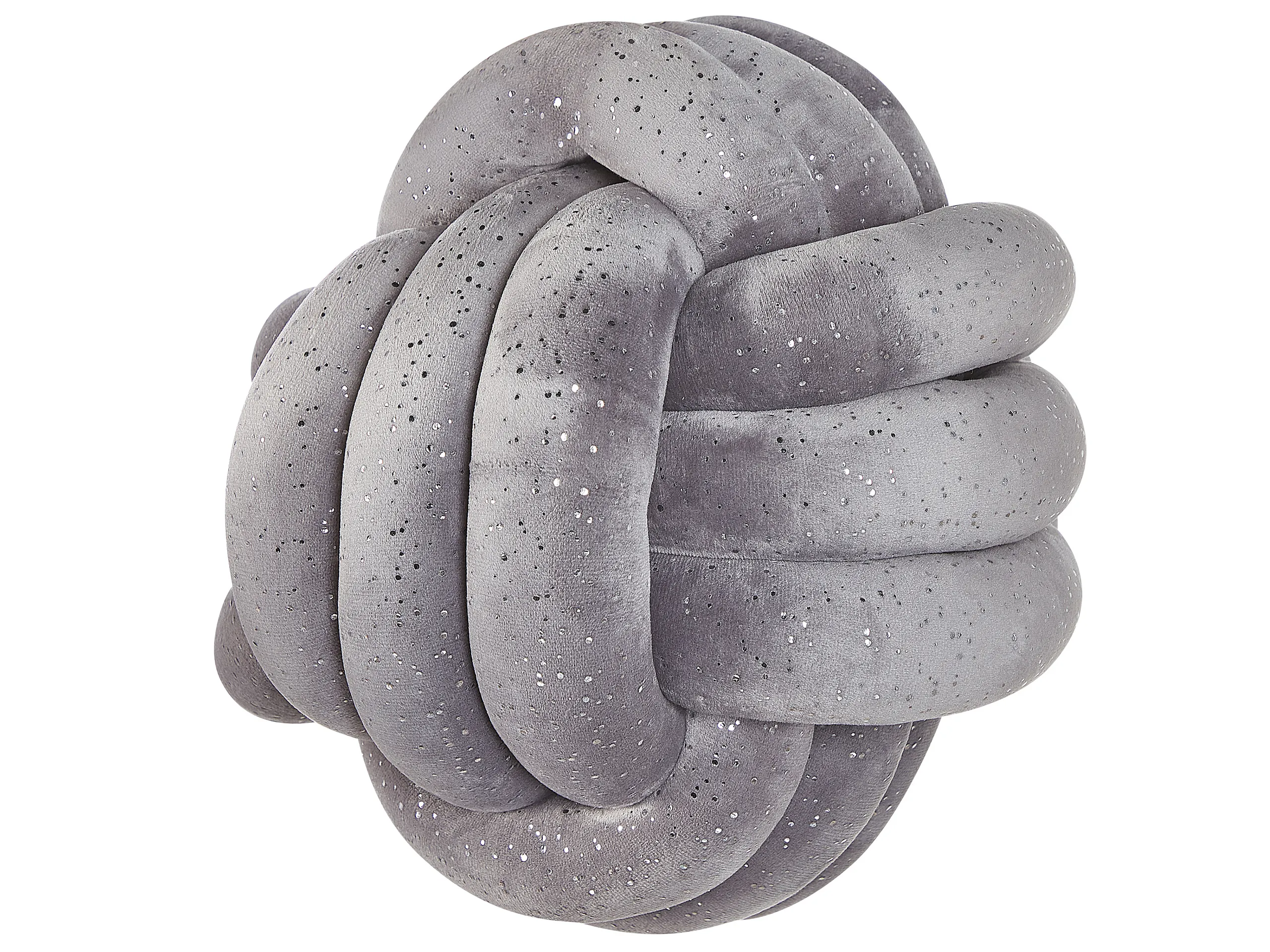 Cojín decorativo MALNI Terciopelo 30 x 30 cm Gris Liso