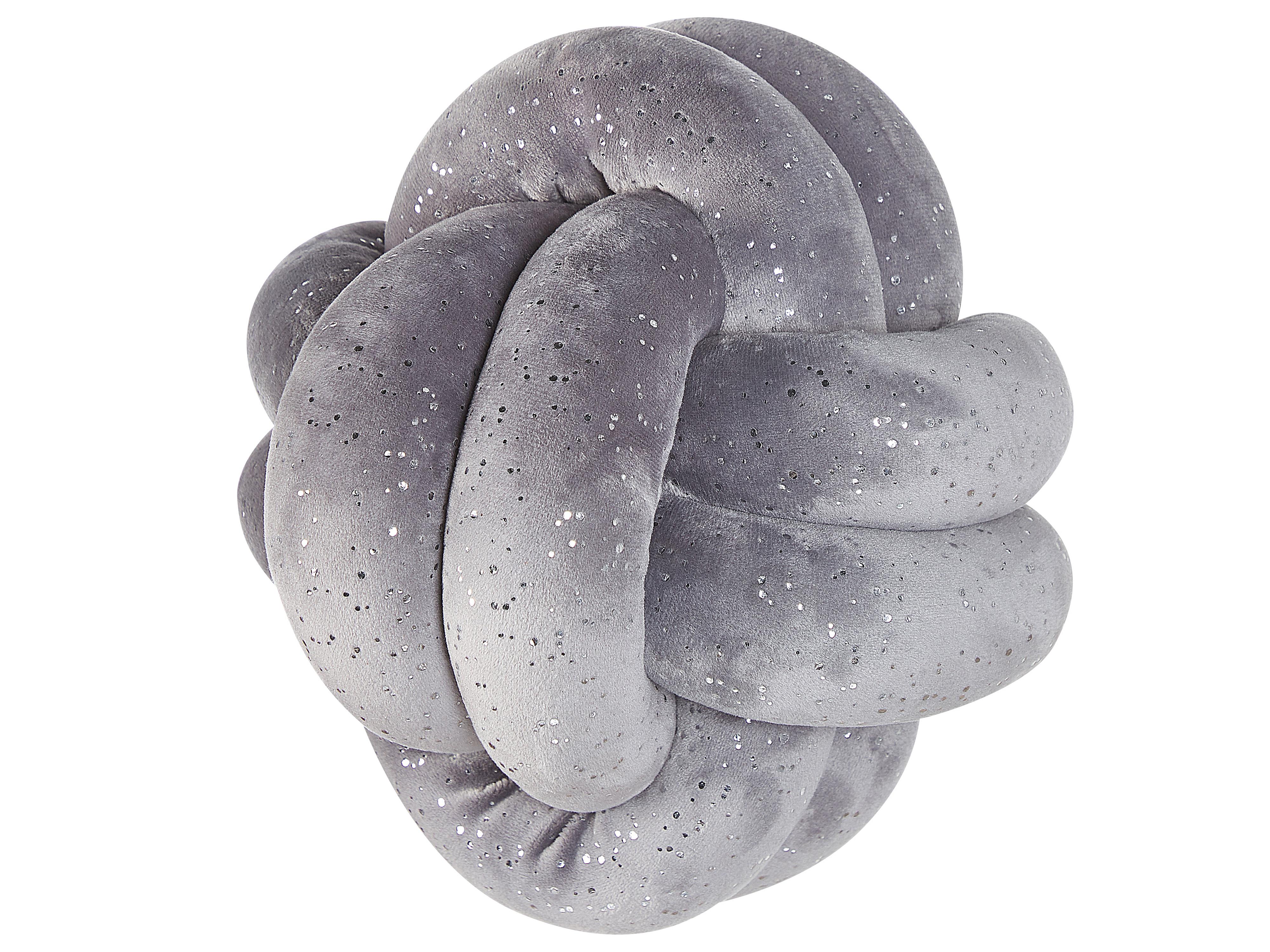 Cojín decorativo MALNI Terciopelo 20 x 20 cm Gris Liso