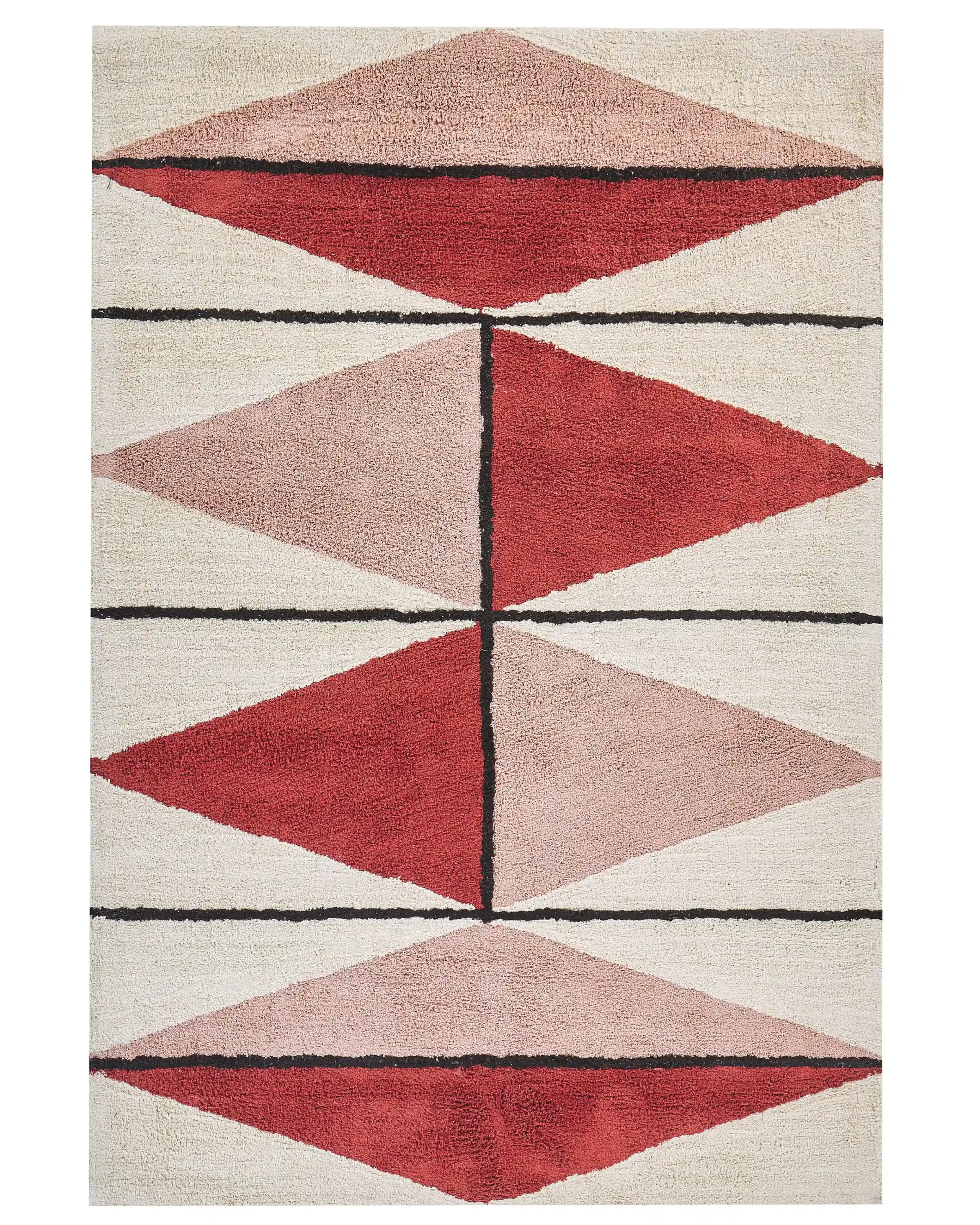 Alfombra PURNIA Multicolor 160 x 230 cm Algodón