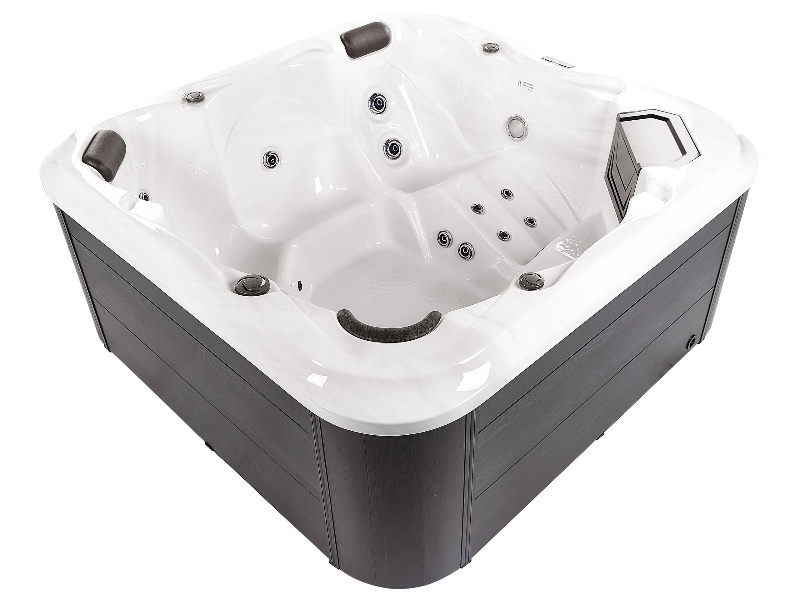 Bañera de hidromasaje LED exterior TULAROSA Blanco