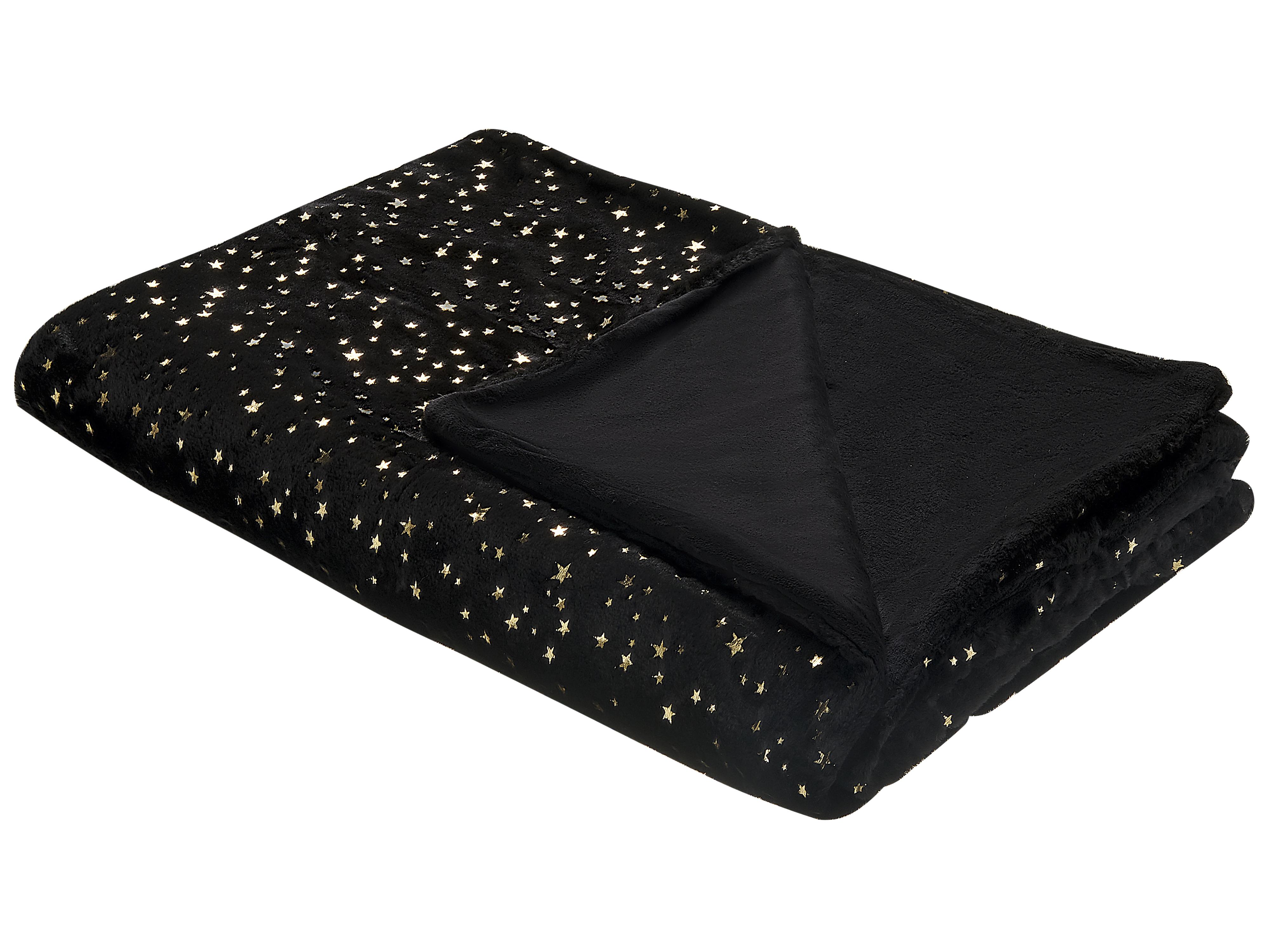 Blanket ALAZEYA 150 x 200 cm Black