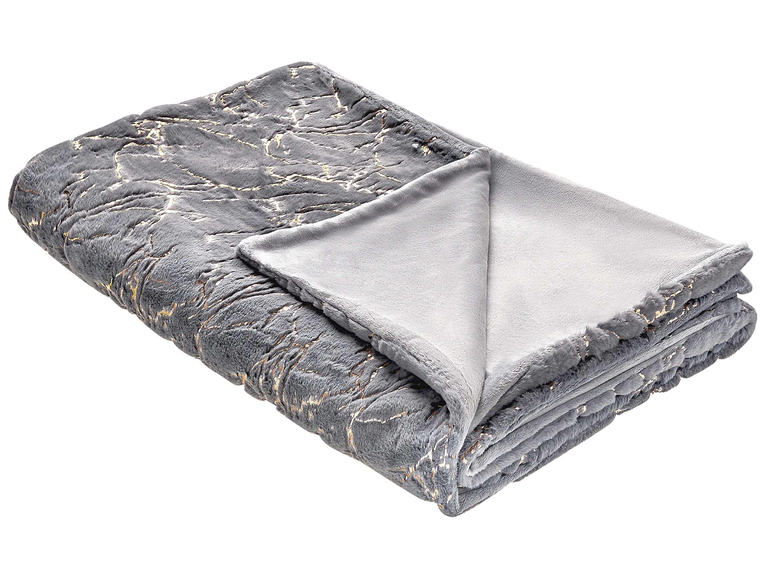 Blanket GODAVARI 130 x 180 cm Grey