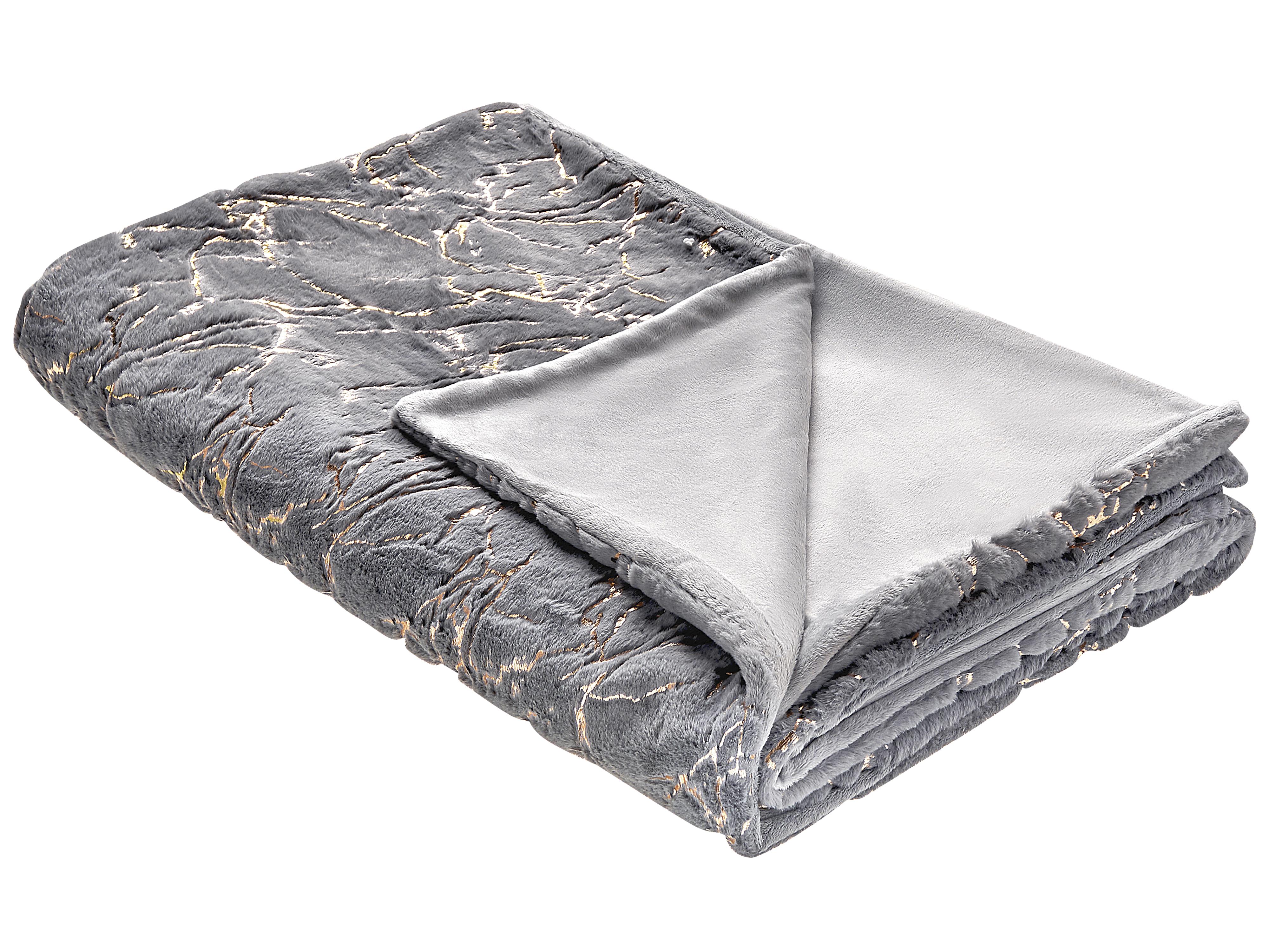 Blanket GODAVARI 150 x 200 cm Grey