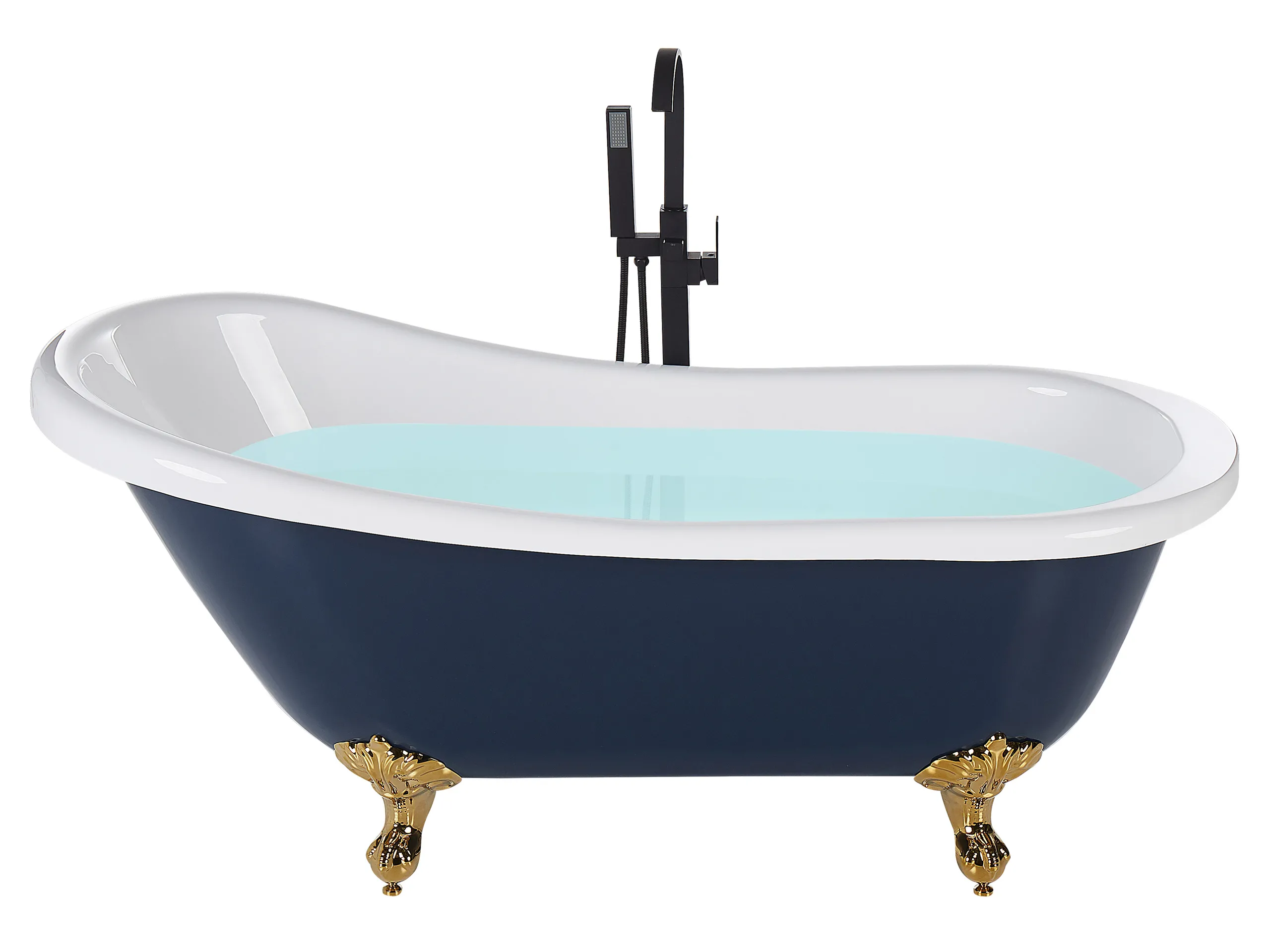 Bañera independiente CAYMAN 153 x 77 cm Azul