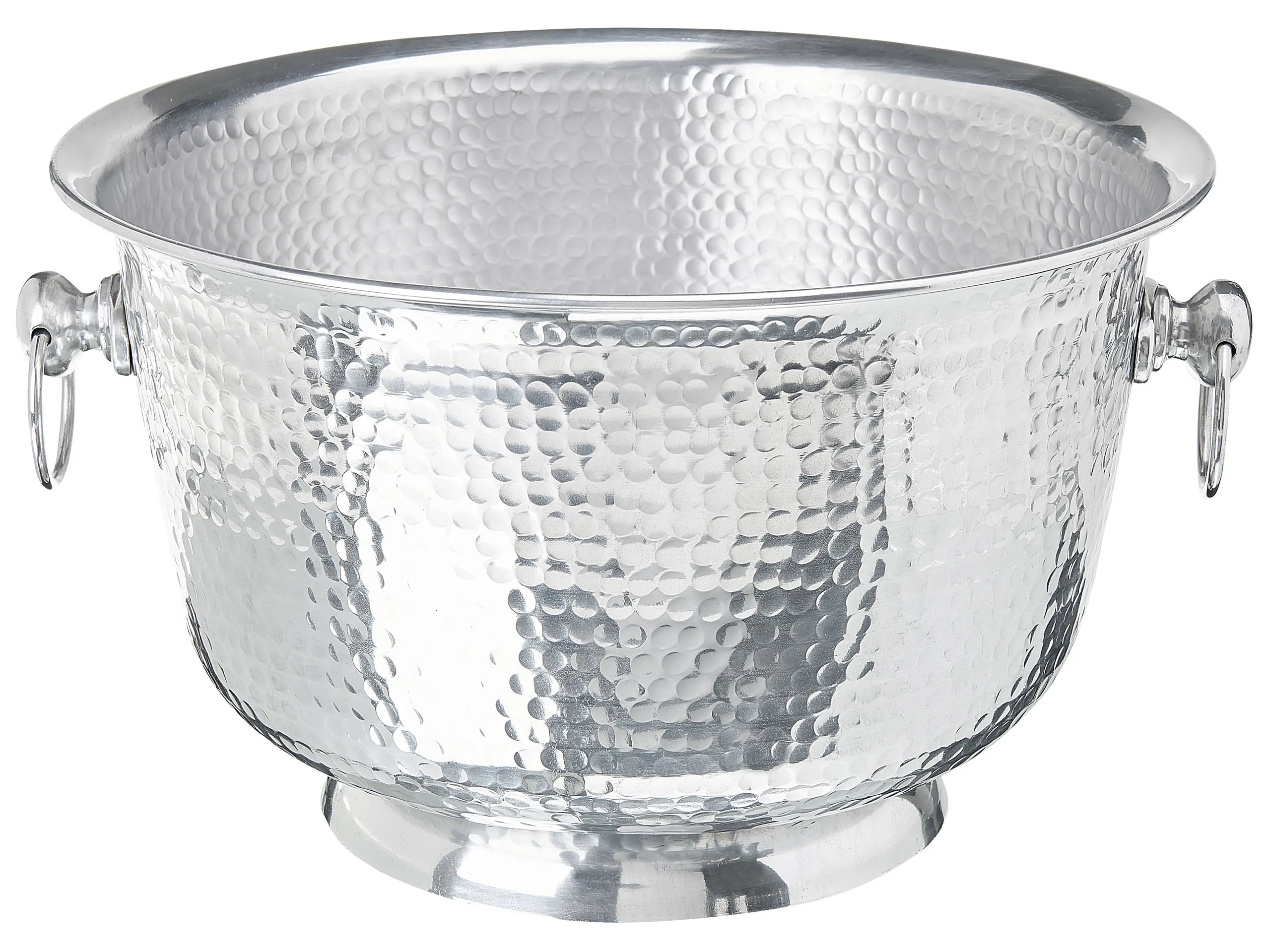 Decorative Bowl POMPEII Metal Silver