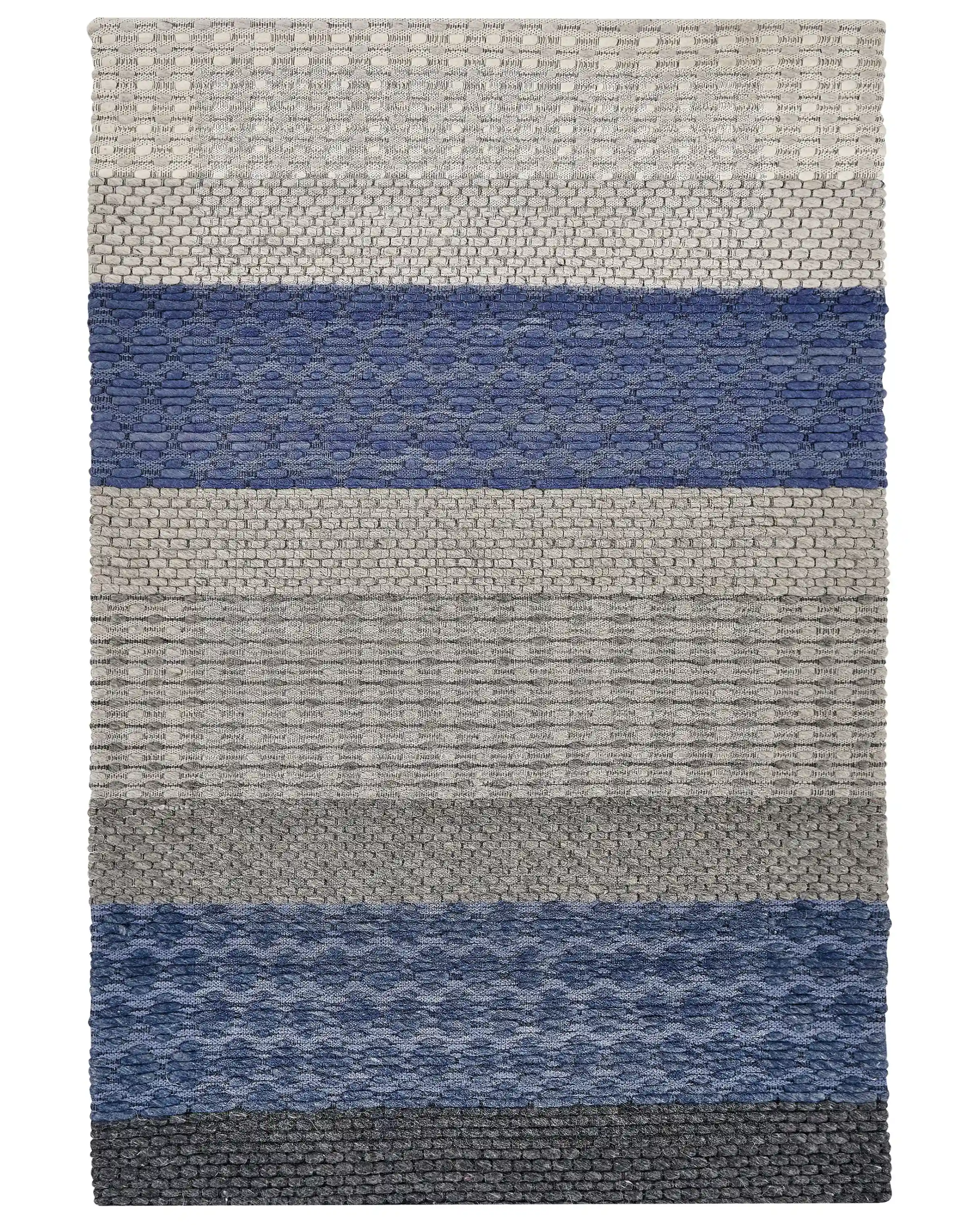 Alfombra AKKAYA Azul 140 x 200 cm Lana