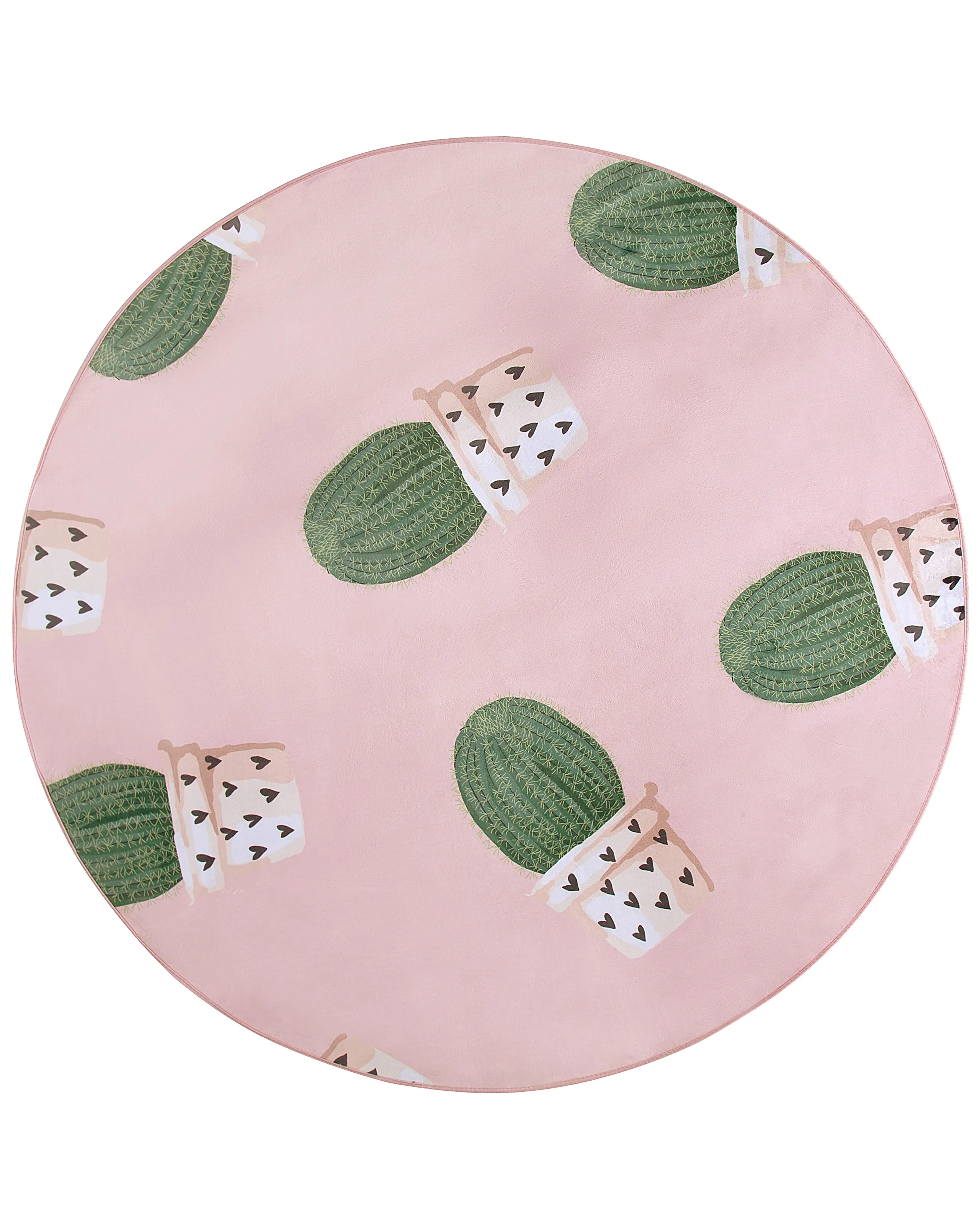 Alfombra infantil ELDIVAN Rosa ø 120 cm