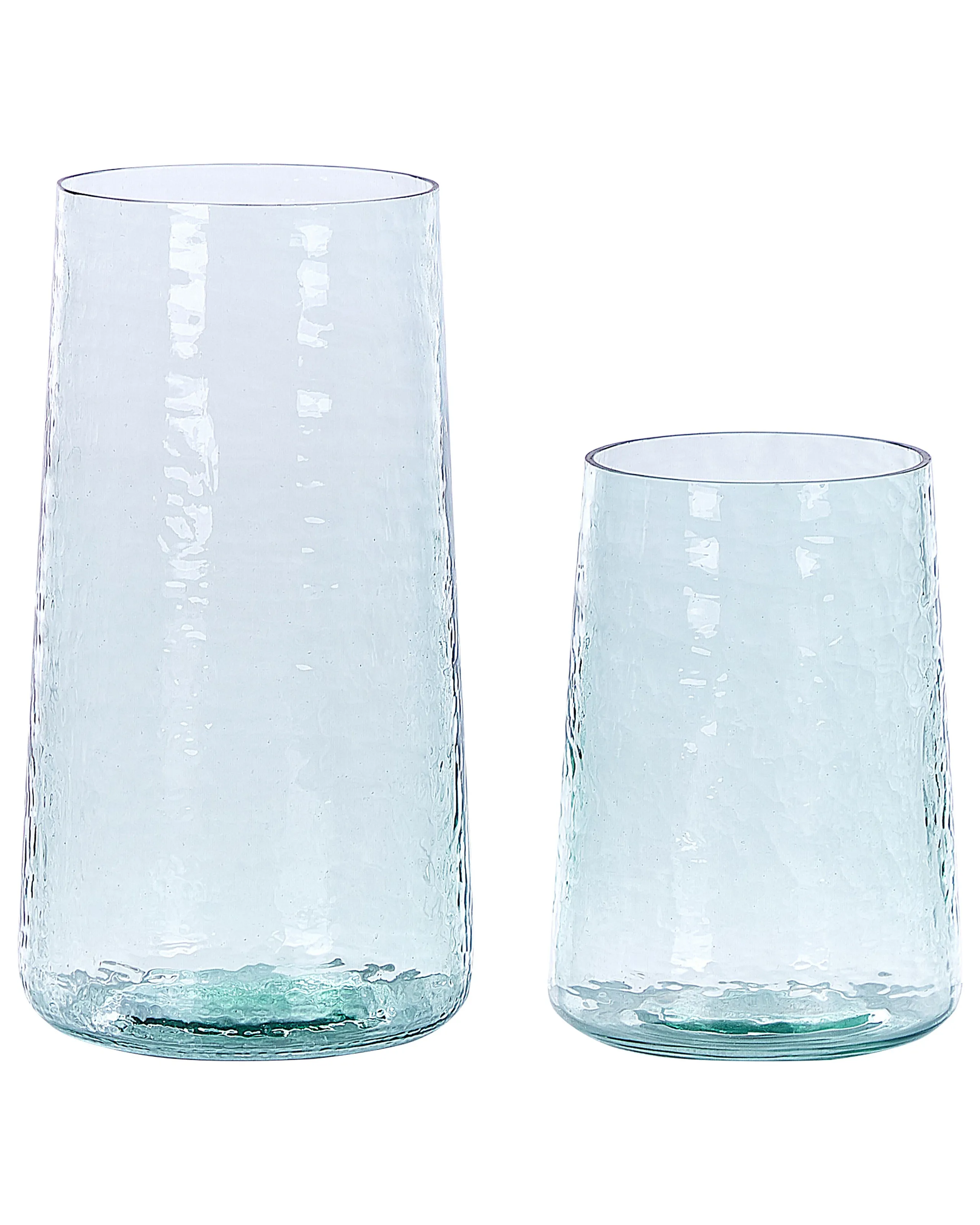 Jarrón decorativo KULCHE Vidrio 25/17 cm Transparente