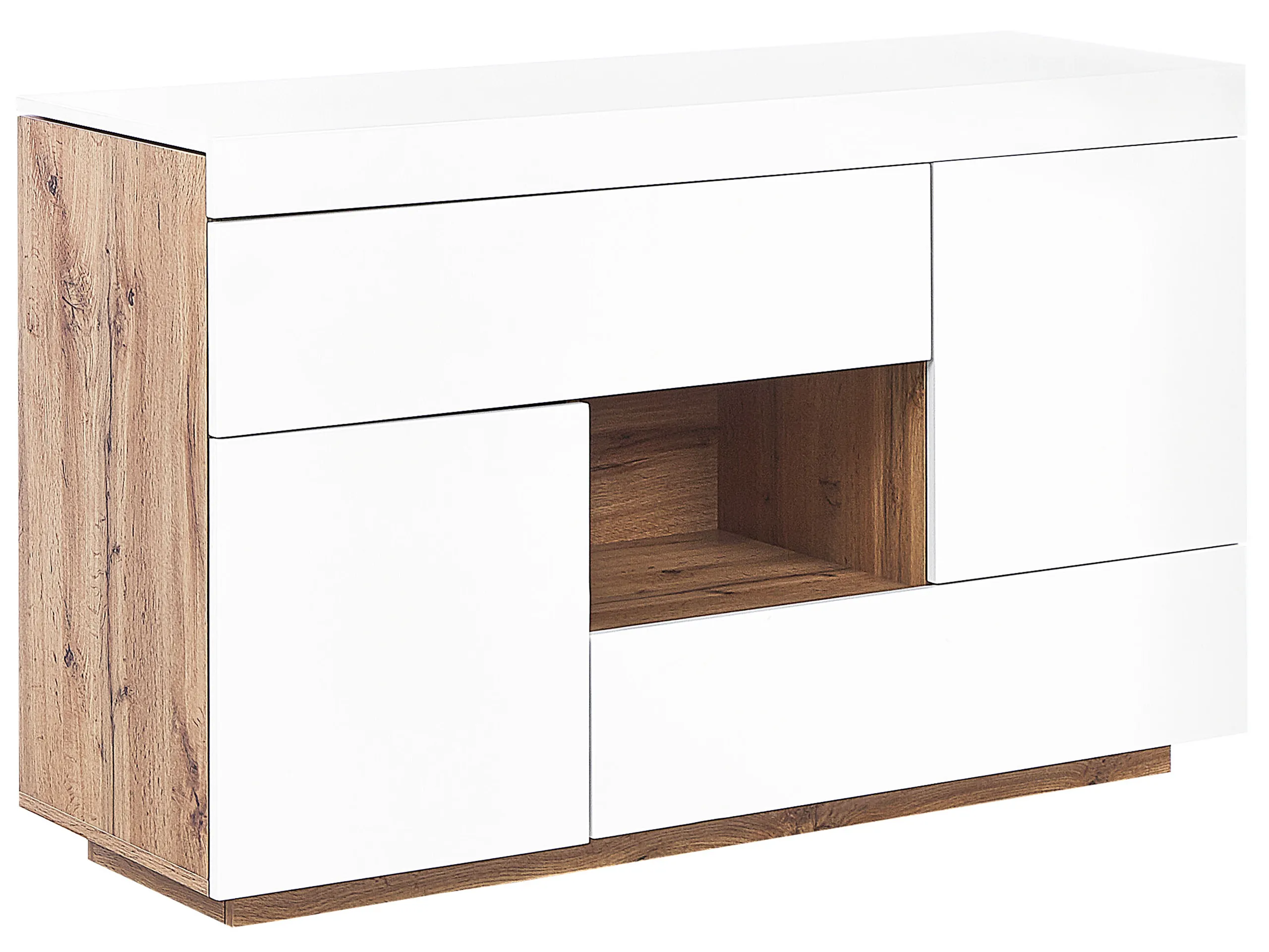 Escritorio Aparador de 2 puertas GORAN Blanco
