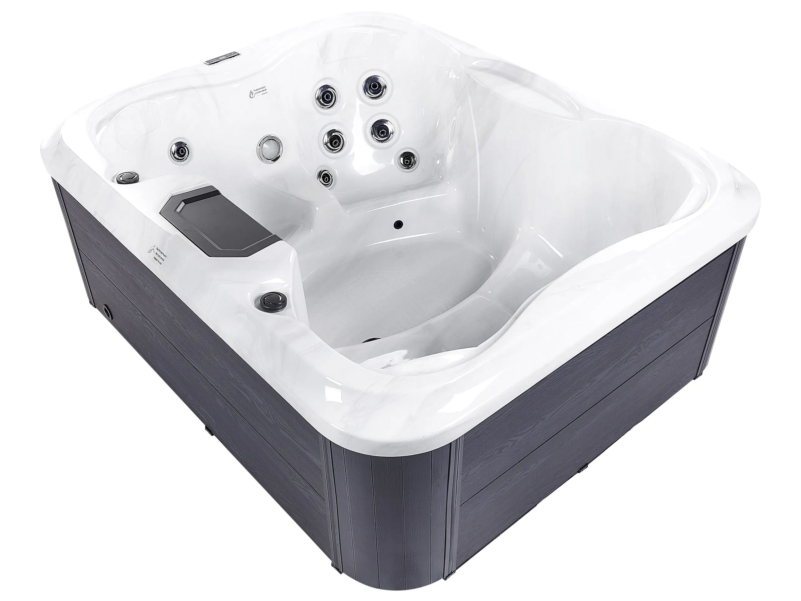 Bañera de hidromasaje LED exterior ARCELIA Blanco