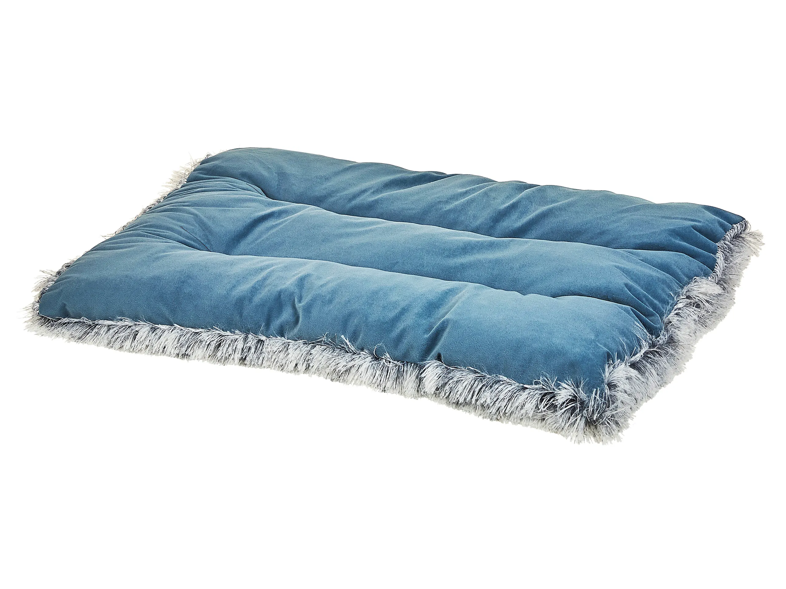 Cama para mascotas ERGANI Terciopelo Azul