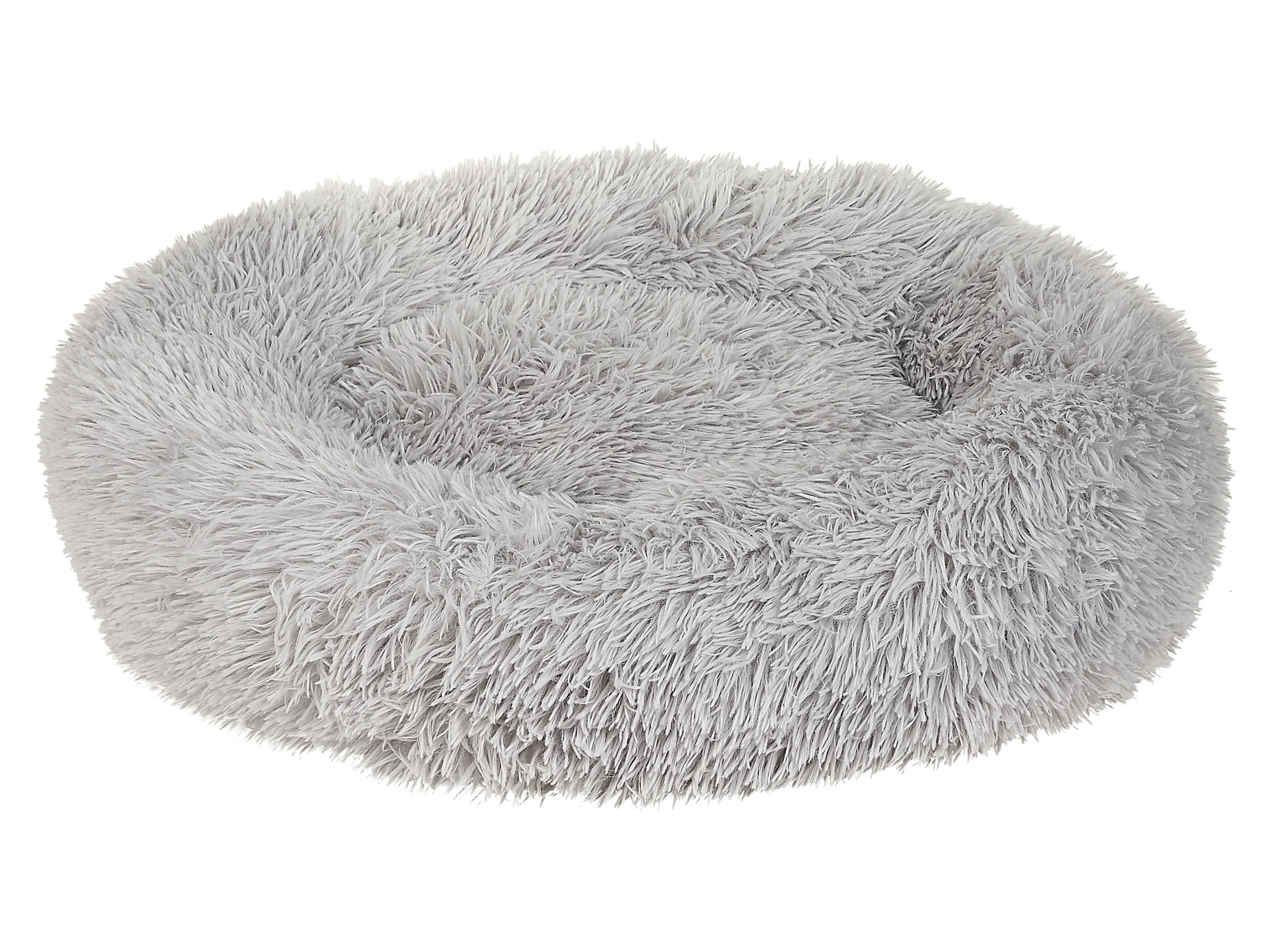 Cama para mascotas KULU Pelo sintético Gris claro