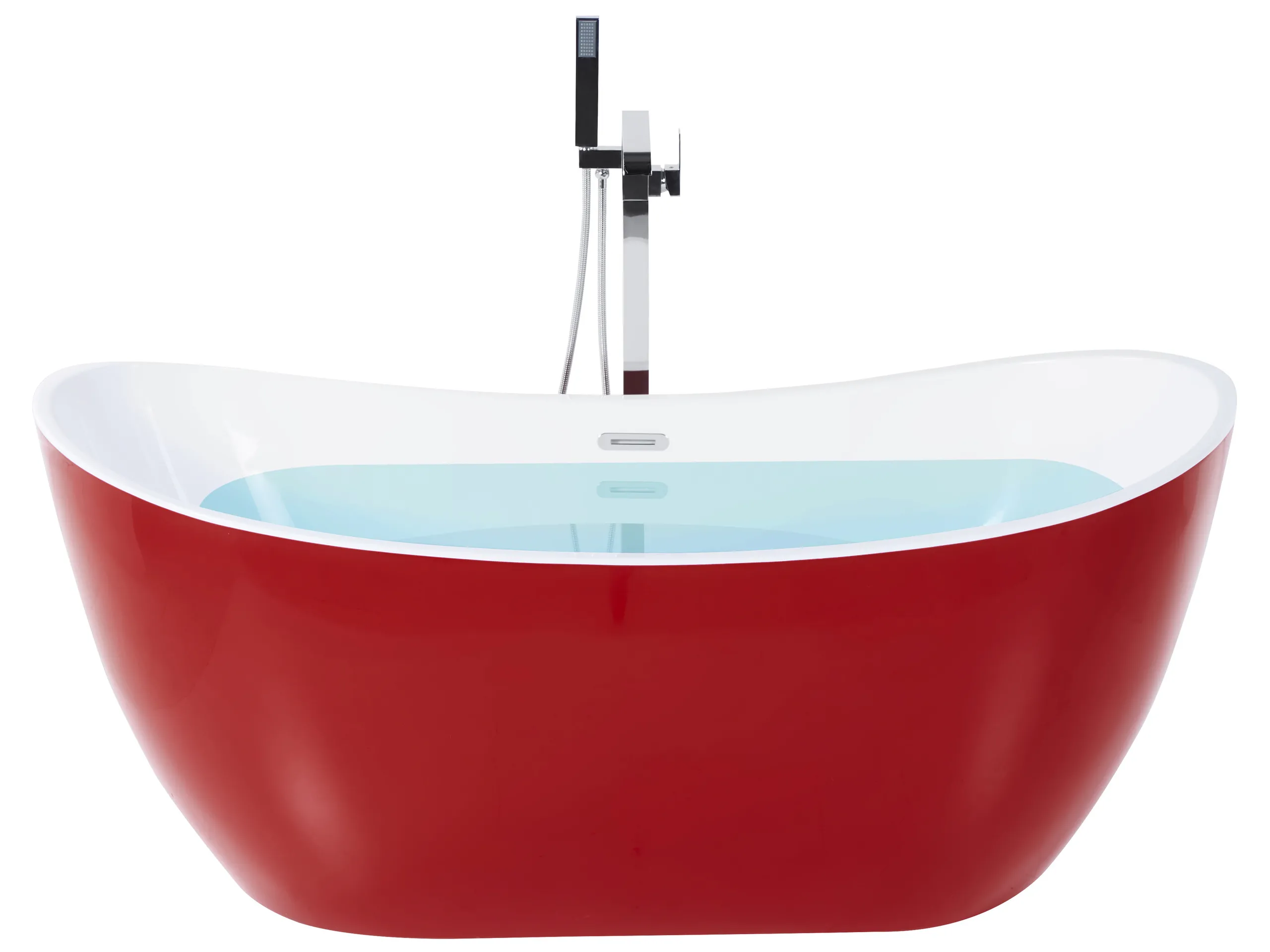 Bañera independiente ANTIGUA 160 x 76 cm Rojo