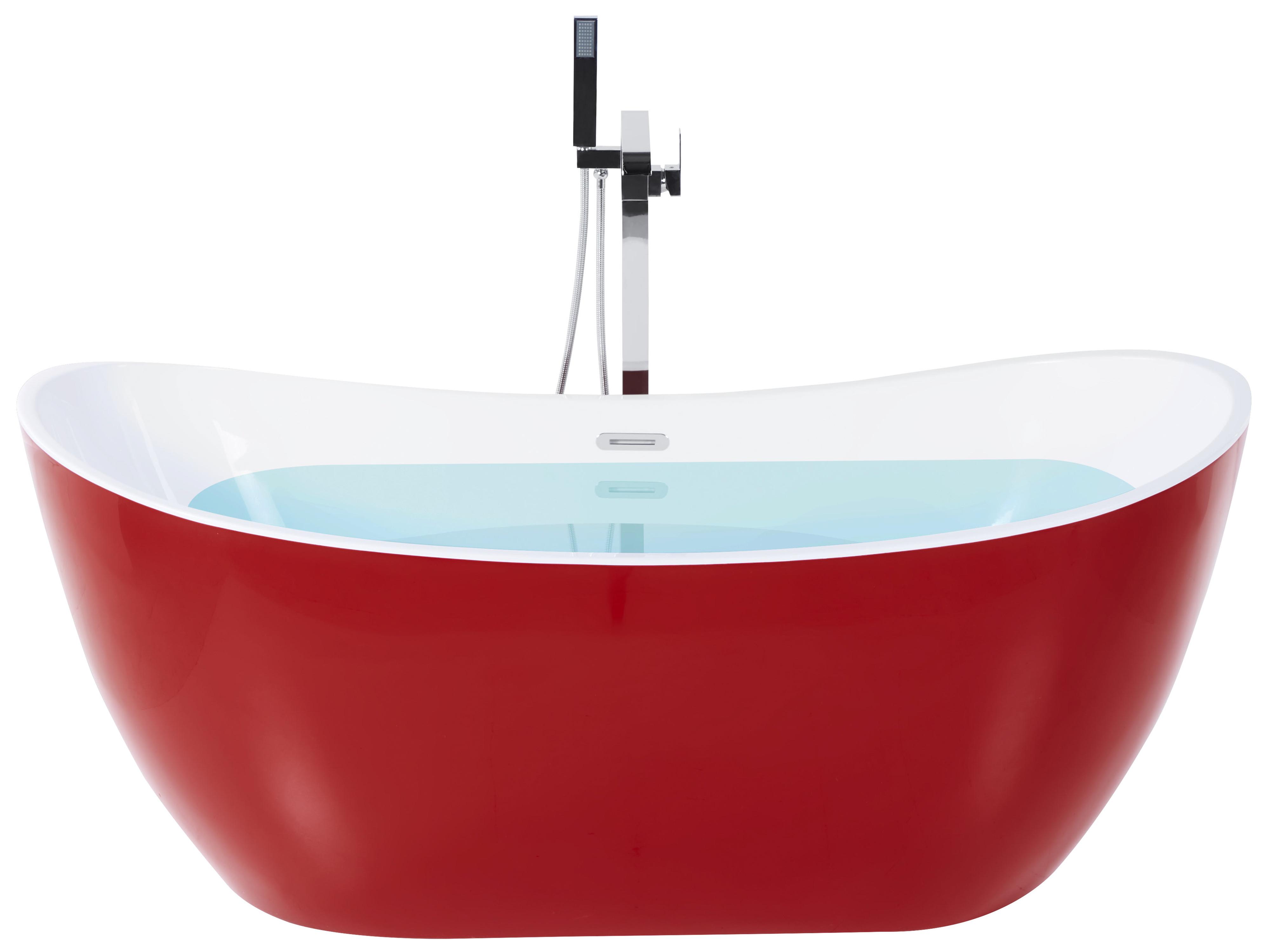 Bañera independiente ANTIGUA 180 x 78 cm Rojo