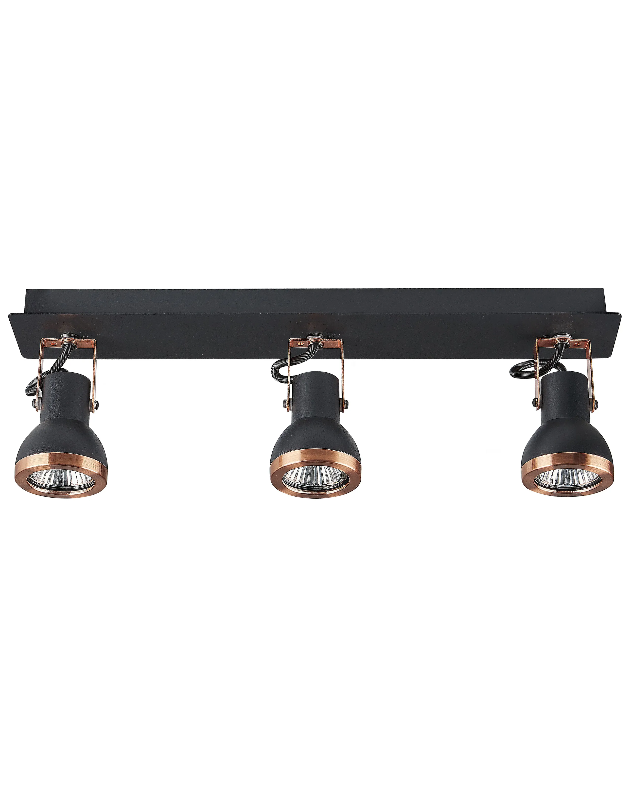 3 Light Spotlight BARO Adjustable Metal Black